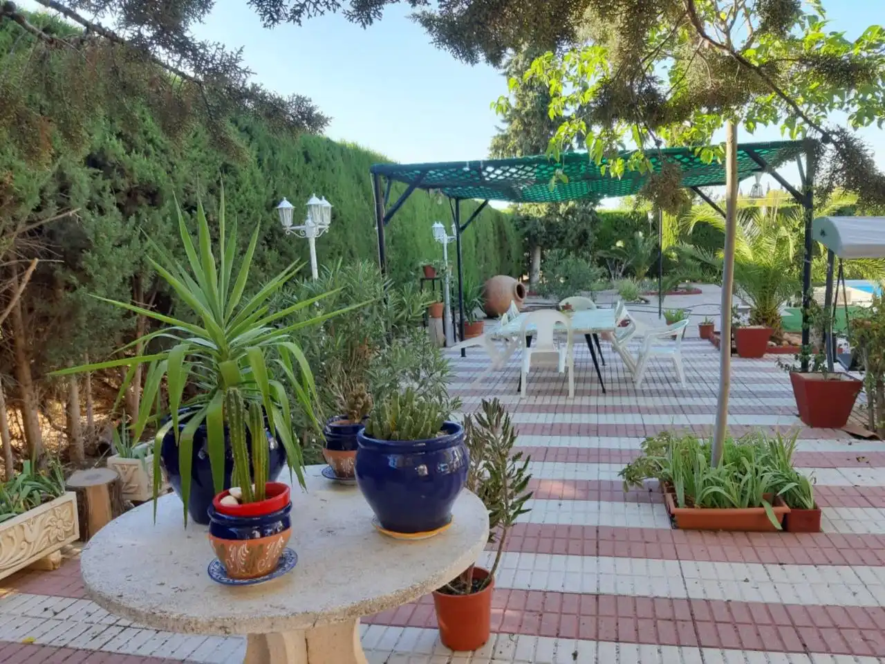 Jardín de Finca rústica en venta en Pozuelo de Calatrava con Aire acondicionado, Jardín privado y Terraza