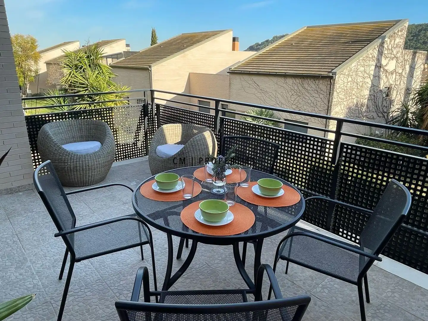 Terraza de Casa adosada de alquiler en Chiva con Aire acondicionado, Calefacción y Terraza