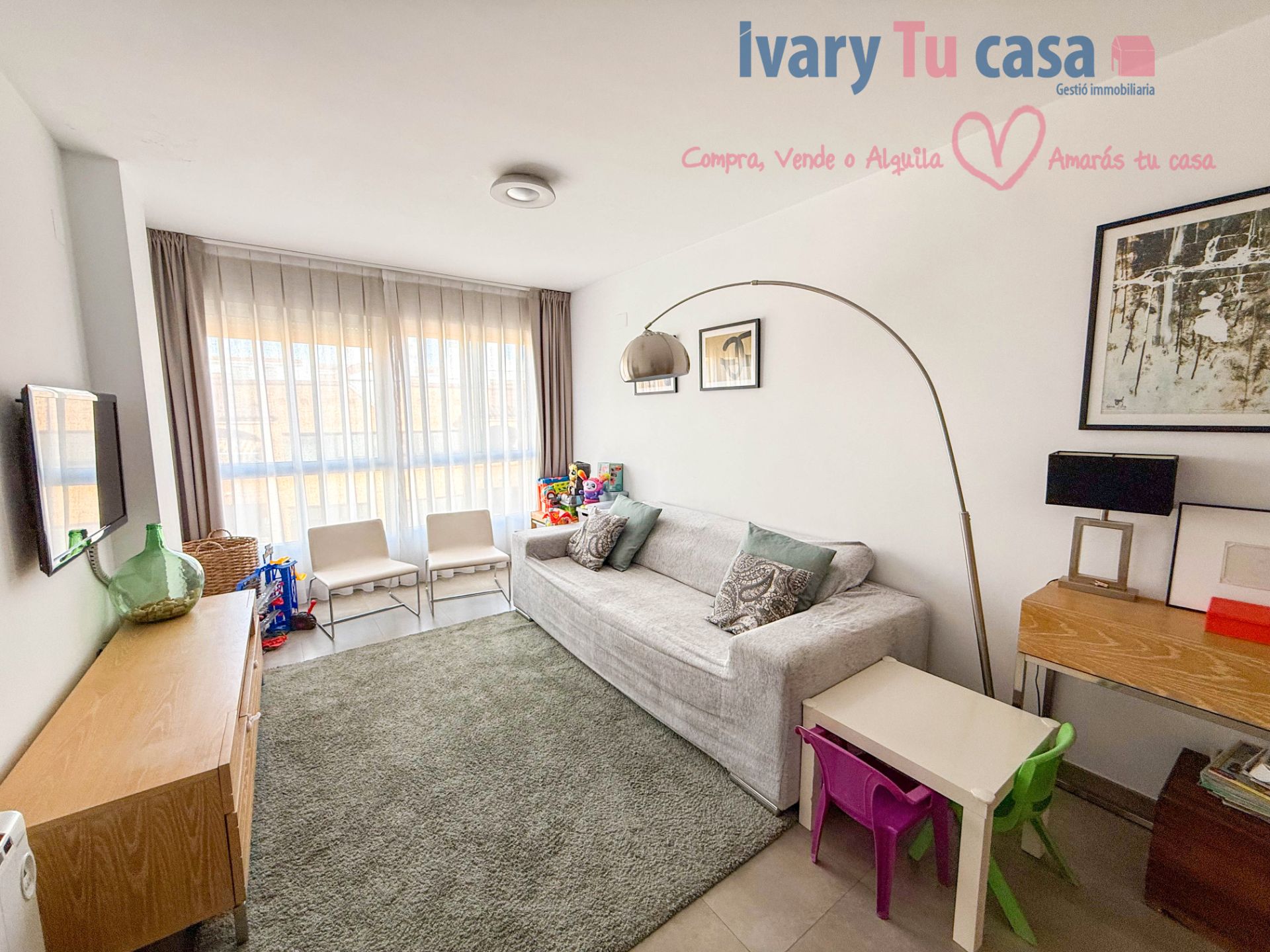 Living room of Duplex for sale in Vila-real  with Air Conditioner, Parquet flooring and Terrace