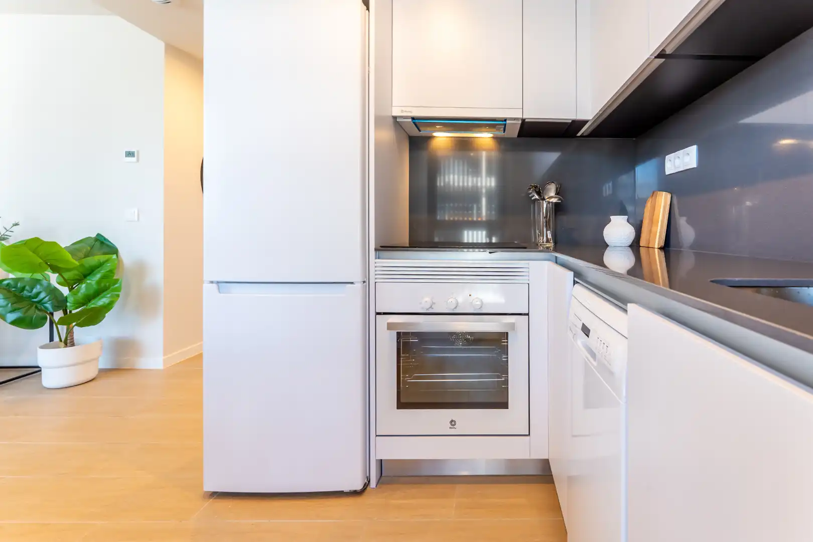 Kitchen of Flat for rent in Alcalá de Henares  with Air Conditioner, Private garden and Terrace