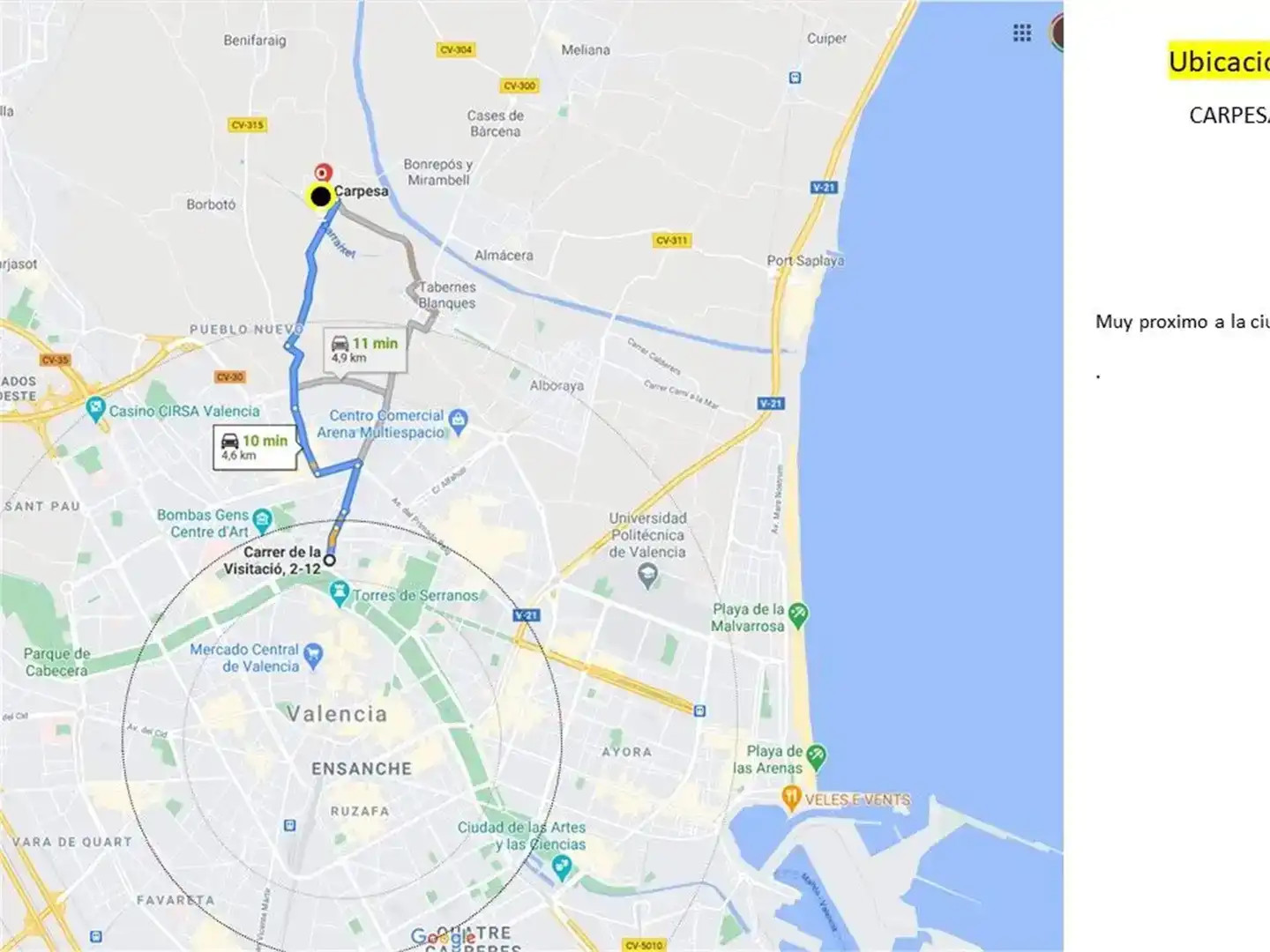 Außenansicht von Fabrikhallen zur Miete in Valencia