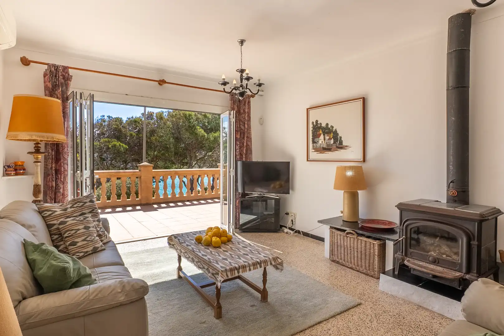 Sala de estar de Finca rústica en venta en Capdepera con Aire acondicionado, Calefacción y Trastero