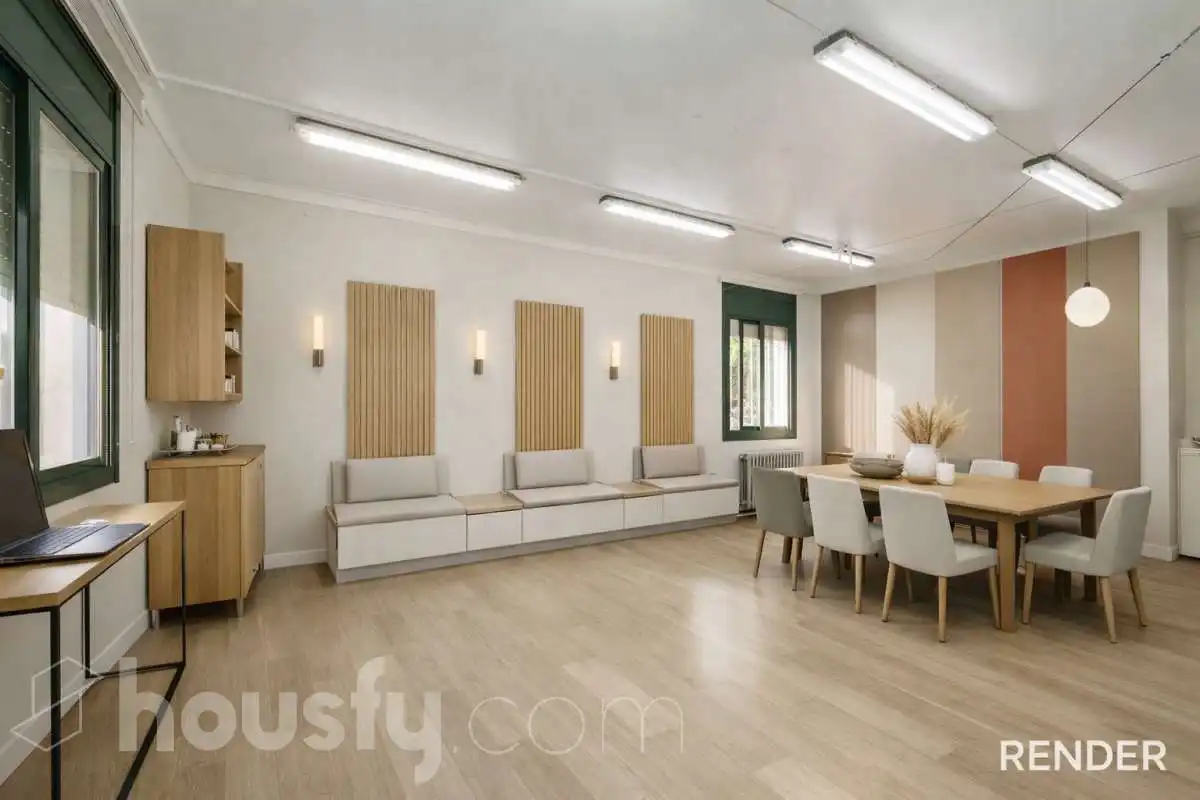 Comedor de Casa o chalet en venta en Barcelona con Aire acondicionado, Calefacción y Jardín privado