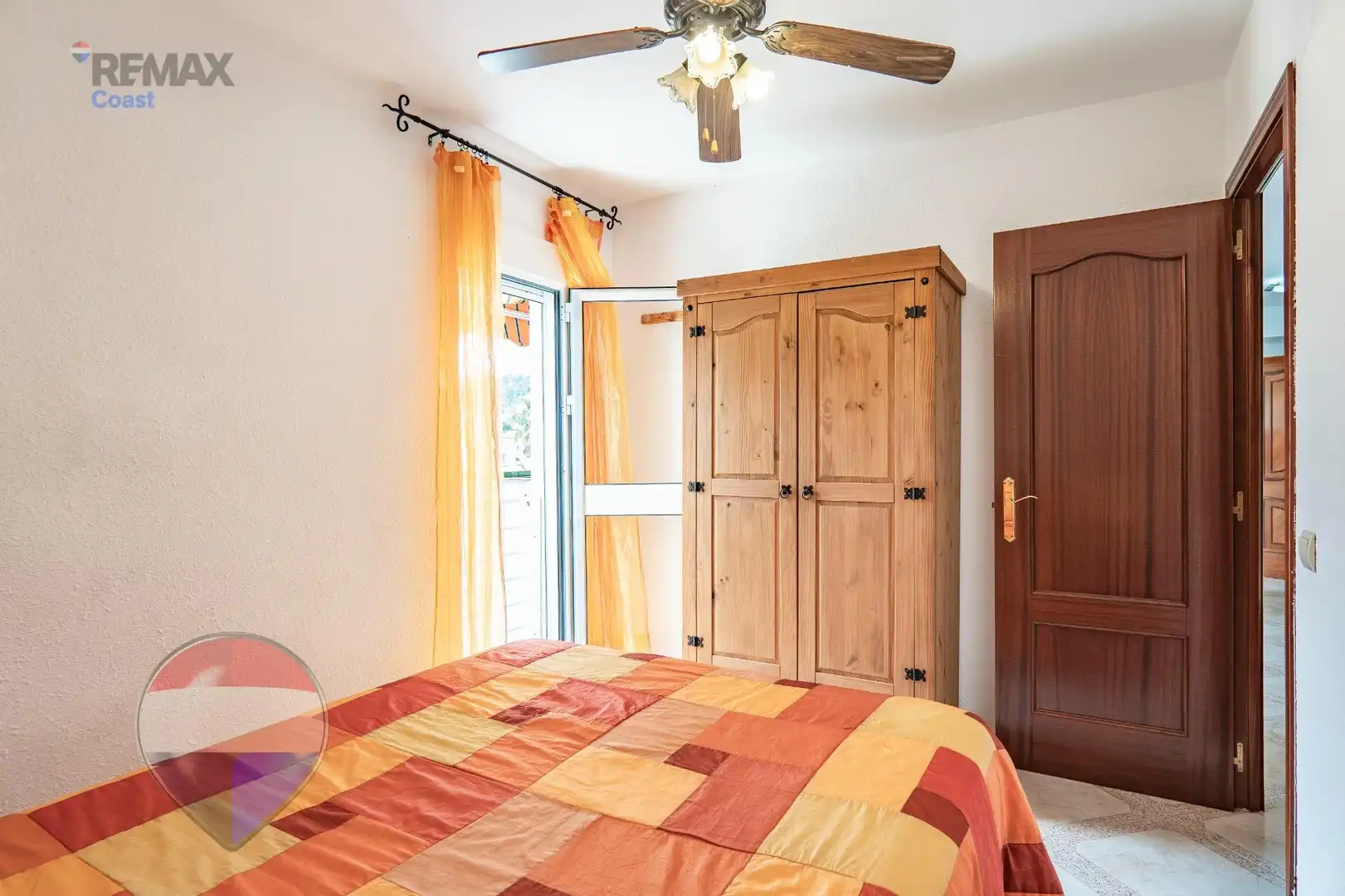 Habitación de Apartamento de alquiler en Rincón de la Victoria con Aire acondicionado, Calefacción y Amueblado