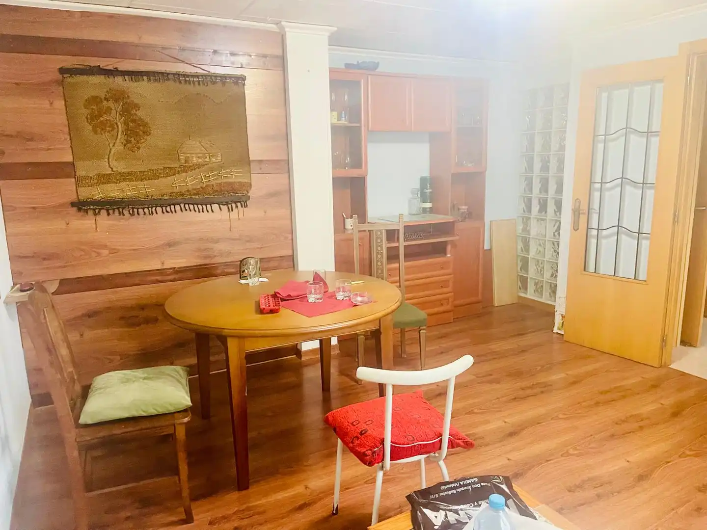 Dining room of Flat for sale in Gandia  with Air Conditioner, Heating and Furnished