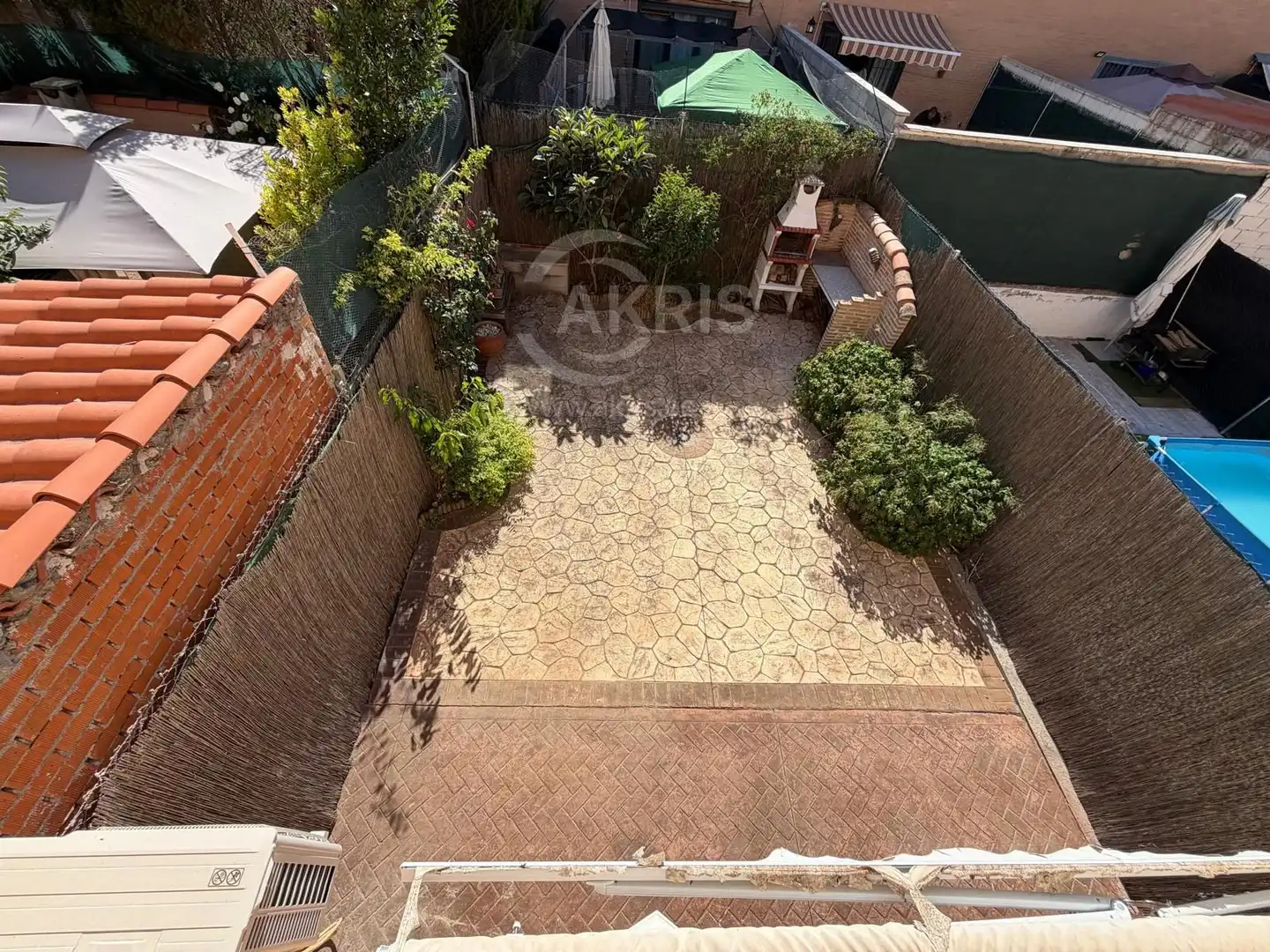 Jardí de Casa adosada en venda en Ontígola amb Aire condicionat, Calefacció i Jardí privat