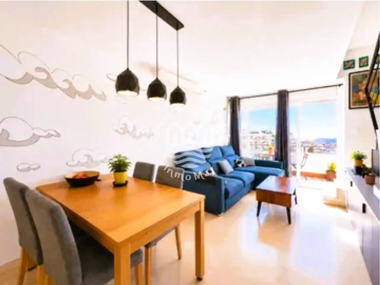 Sala de estar de Dúplex en venta en Terrassa con Aire acondicionado, Calefacción y Terraza