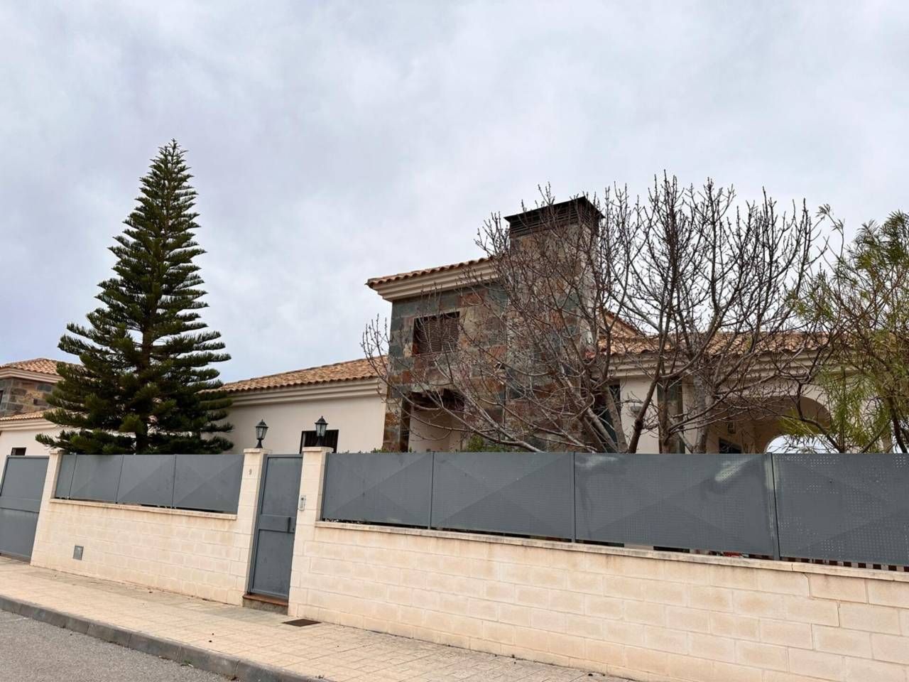 Vista exterior de Casa o xalet en venda en Aspe amb Aire condicionat, Calefacció i Jardí privat