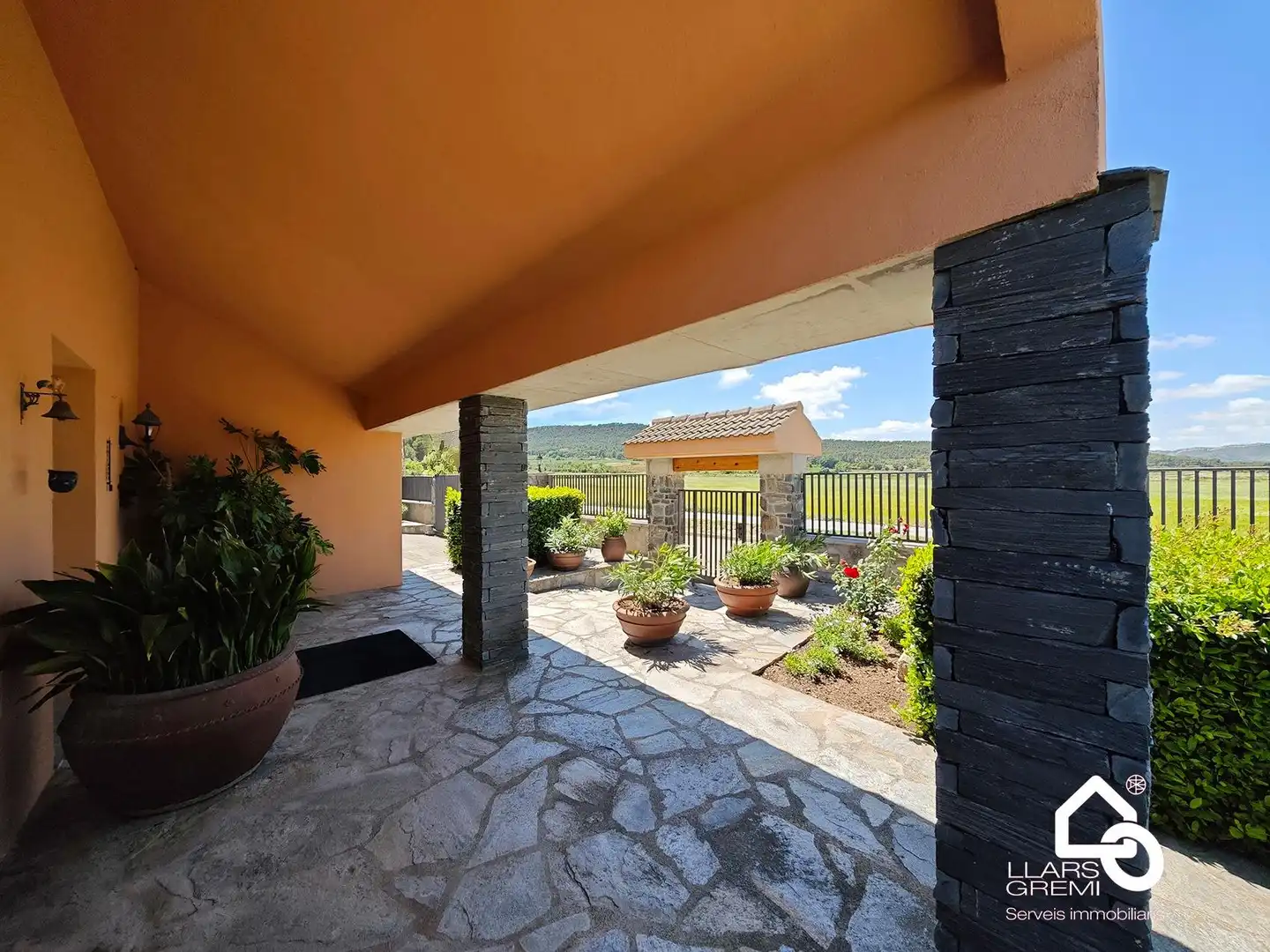 Terrassa de Casa o xalet en venda en La Llacuna amb Calefacció, Jardí privat i Terrassa