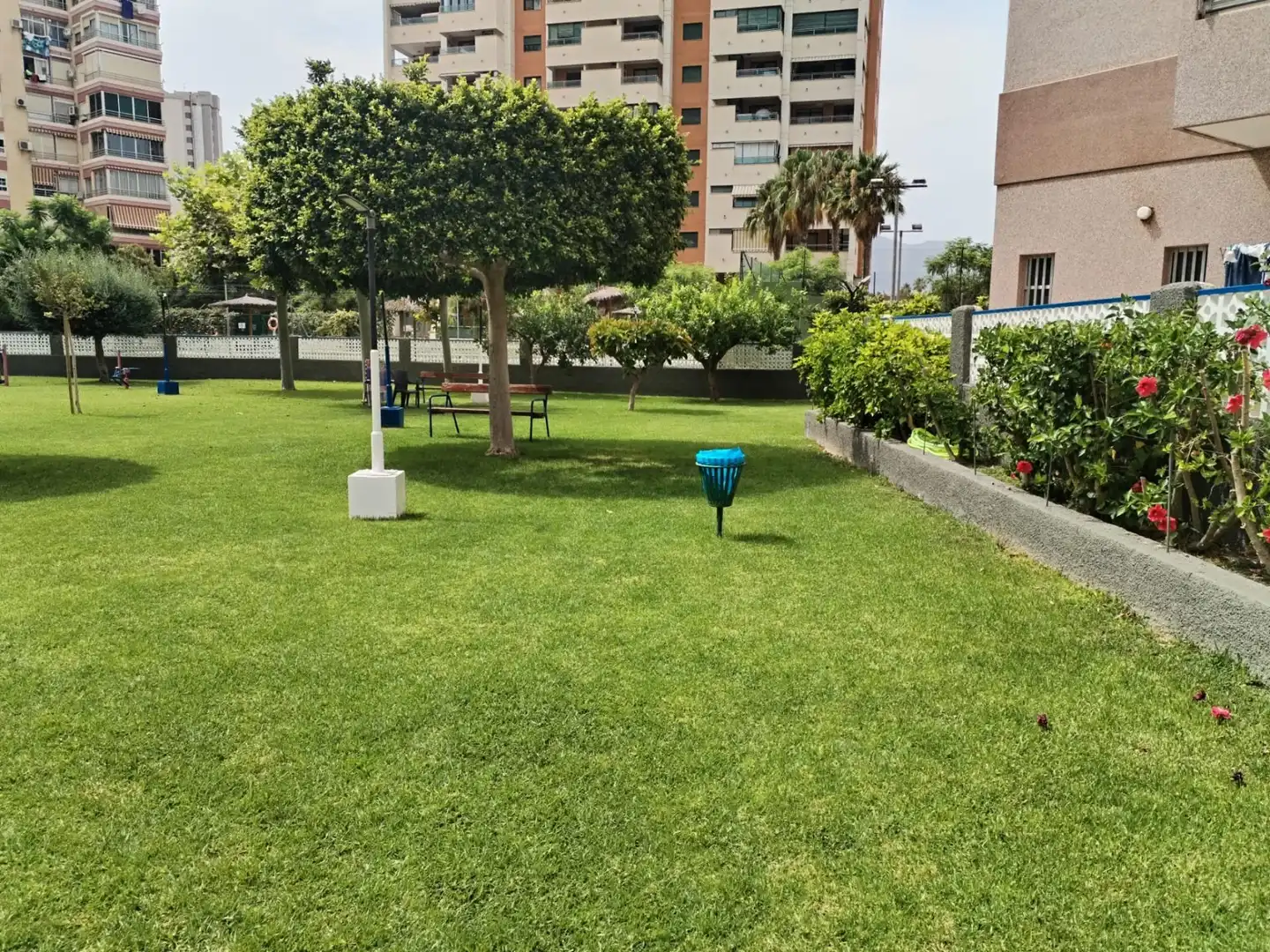 Garden of Apartments for sale in Benidorm  with Air Conditioner, Private garden and Storage room