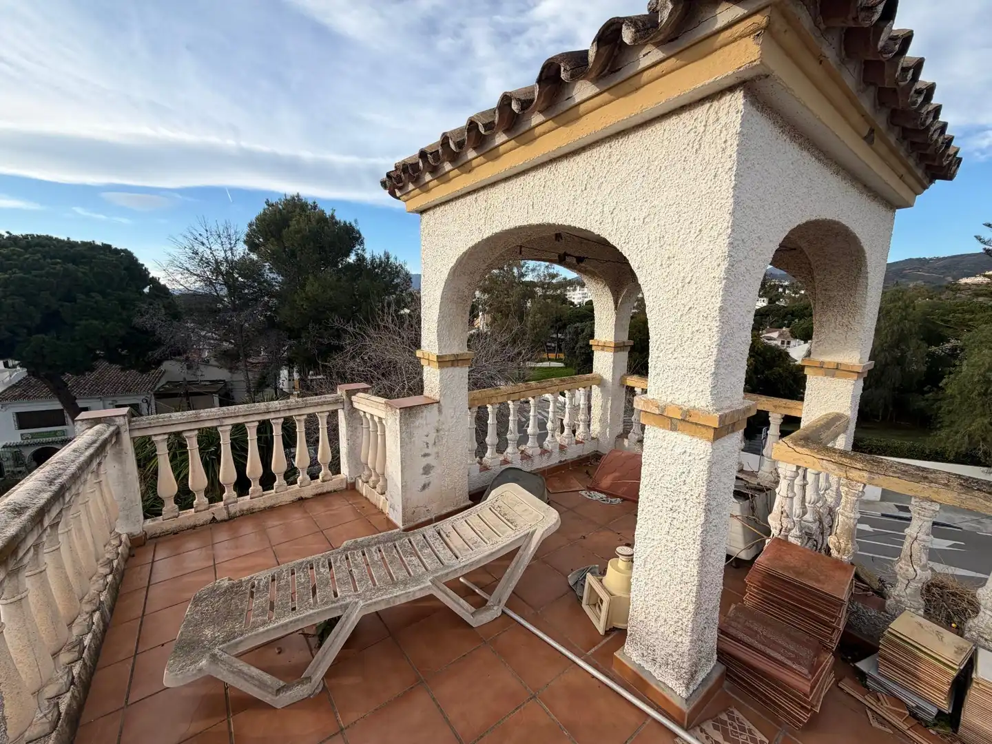 Terraza de Casa adosada en venta en Marbella