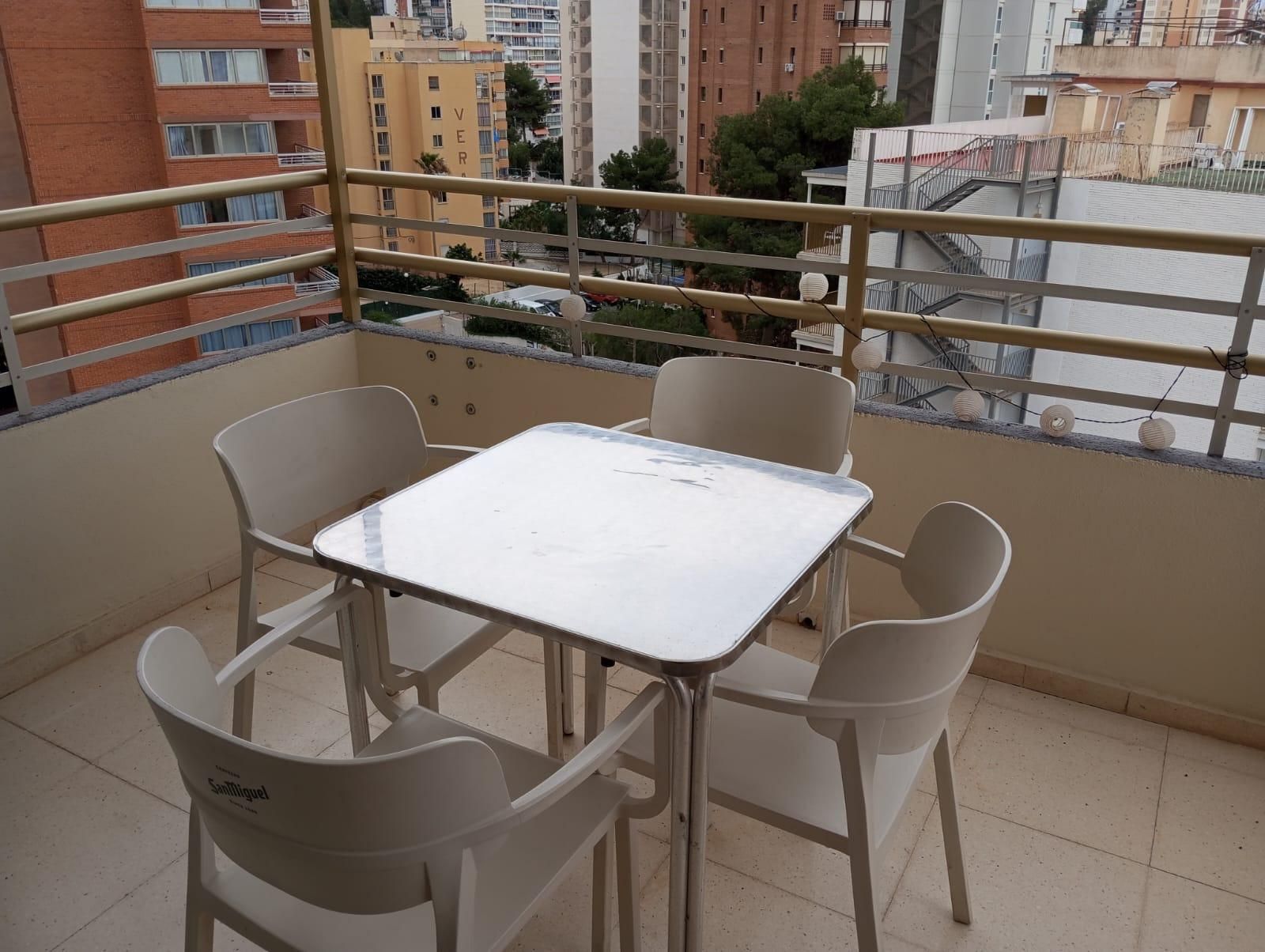 Terraza de Apartamento en venta en Benidorm con Aire acondicionado, Terraza y Piscina comunitaria