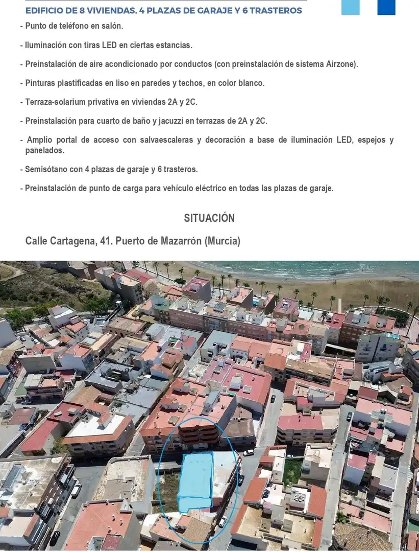 Aparcament de Apartament en venda en Mazarrón amb Terrassa, Traster i Balcó