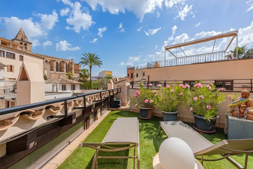 Terrassa de Apartament en venda en  Palma de Mallorca amb Aire condicionat, Calefacció i Terrassa