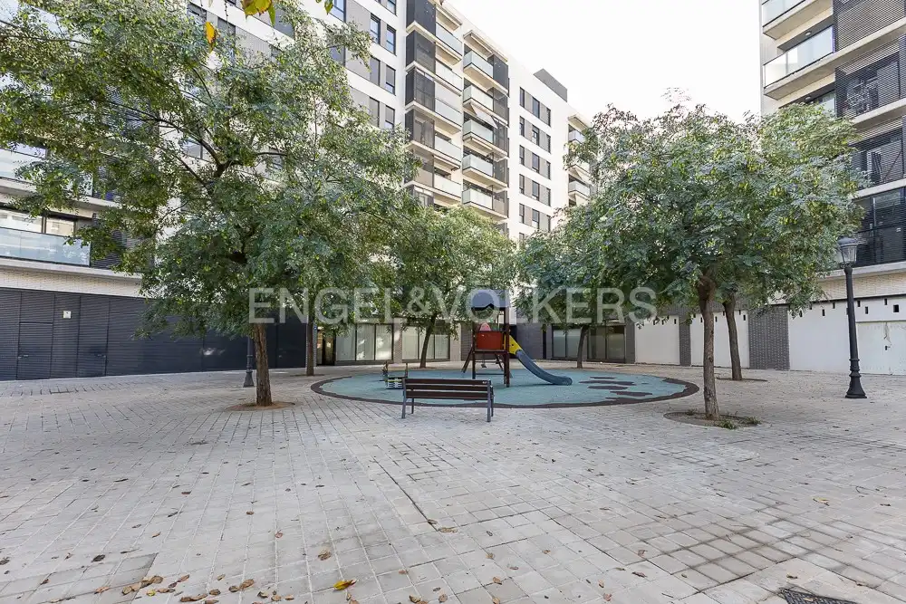 Terrace of Flat for rent in Valencia  with Air Conditioner, Heating and Parquet flooring