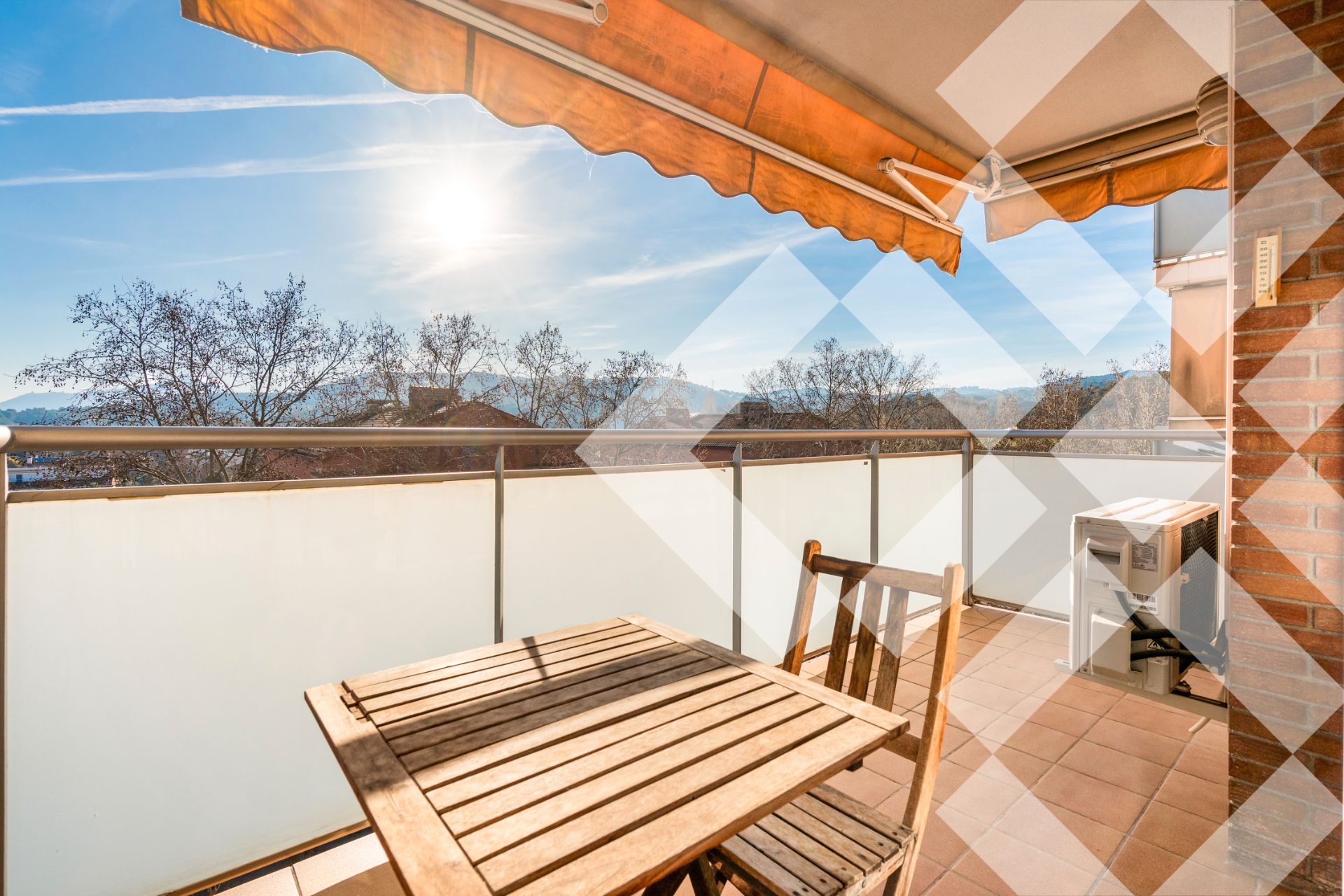 Terrace of Flat for sale in Cerdanyola del Vallès  with Air Conditioner, Heating and Furnished