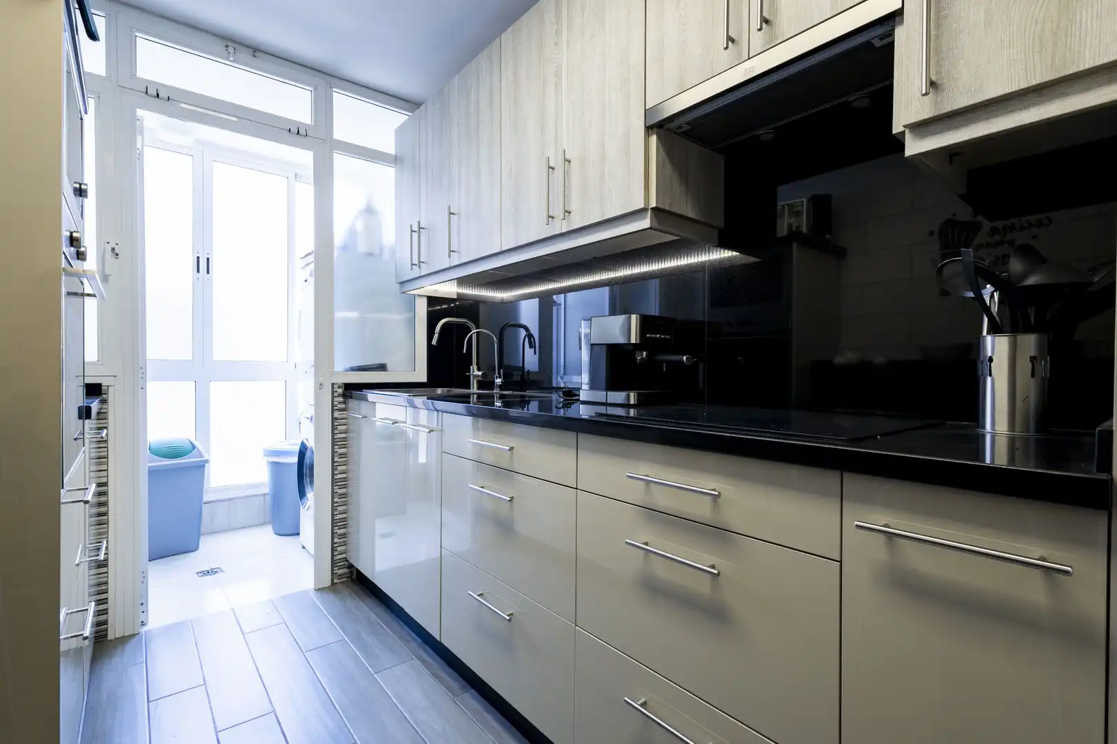 Kitchen of Flat for sale in San Cristóbal de la Laguna  with Storage room, Furnished and Balcony
