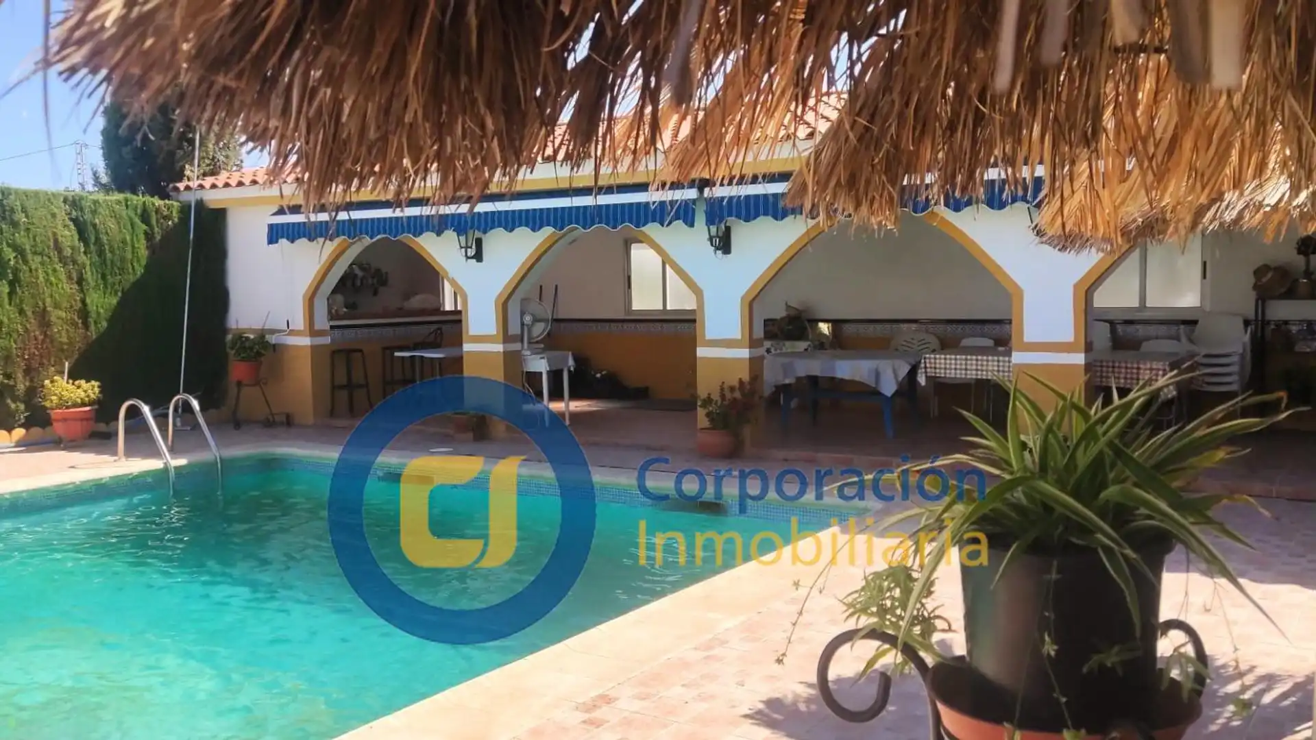 Swimming pool of Country homes for sale in Lorca