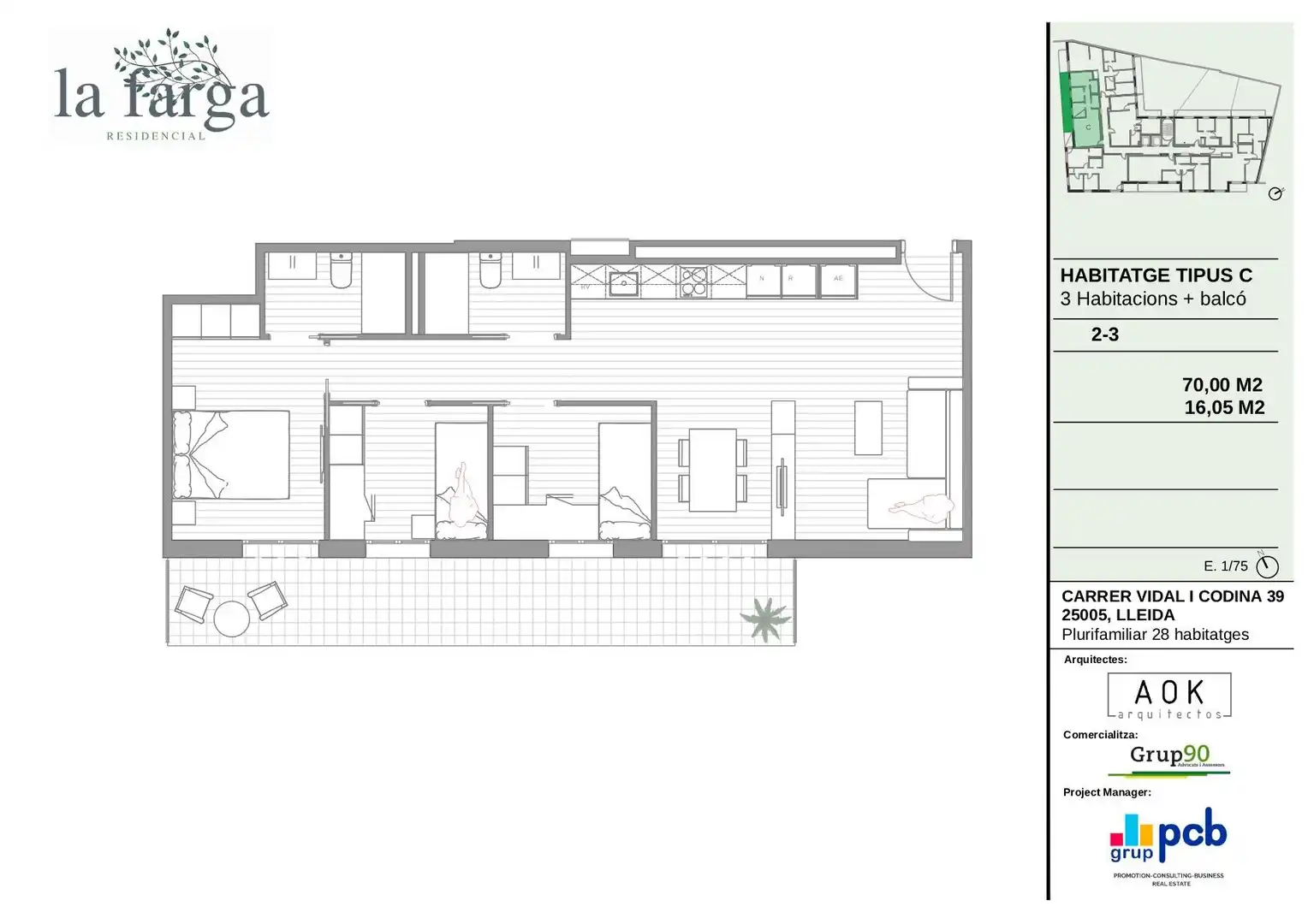 Mini appartamento con ascensore in vendita a Calle VIDAL I CODINA, imagen 14