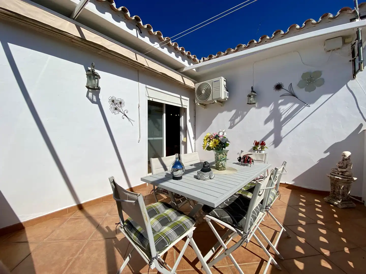 Terrace of Country homes for sale in Estepona  with Air Conditioner, Private garden and Terrace