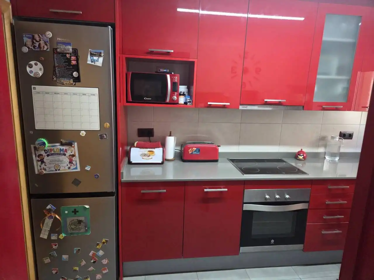 Küche von Wohnung zum Verkauf in Cubelles mit Heizung, Parkett und Abstellraum
