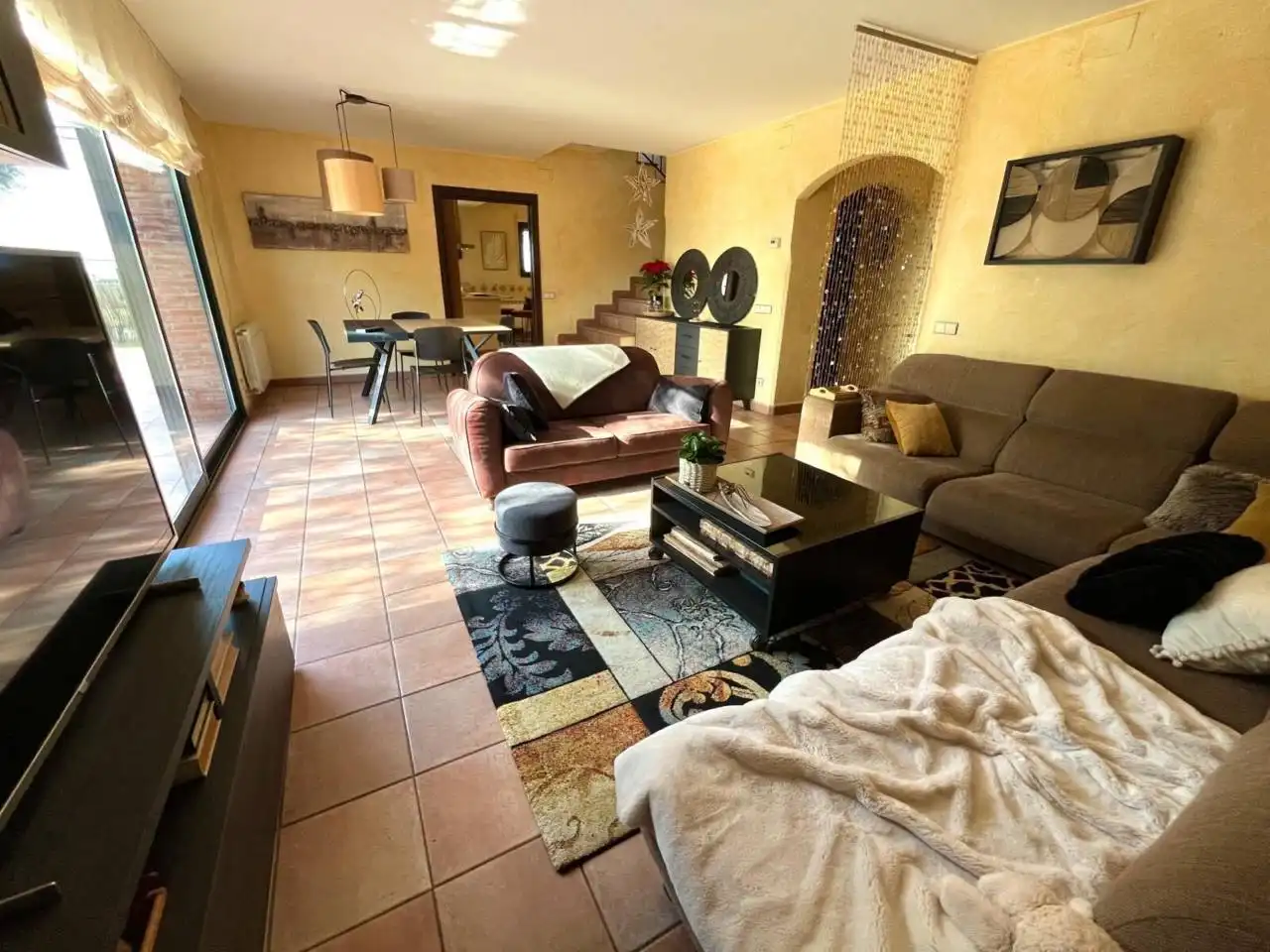 Sala de estar de Casa o chalet en venta en Girona con Calefacción, Jardín privado y Terraza