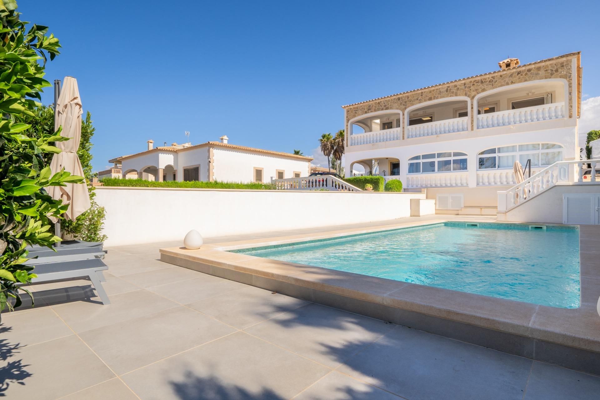 Swimming pool of House or chalet to rent in Llucmajor  with Air Conditioner, Private garden and Terrace