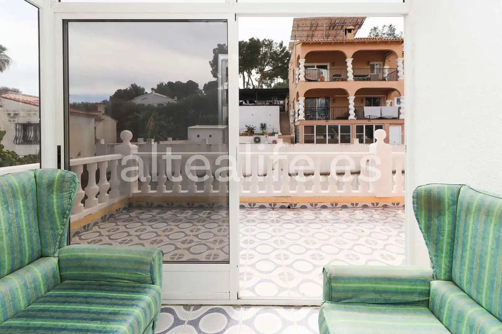 Terrace of Houses for sale in L'Alfàs del Pi  with Air Conditioner, Private garden and Terrace