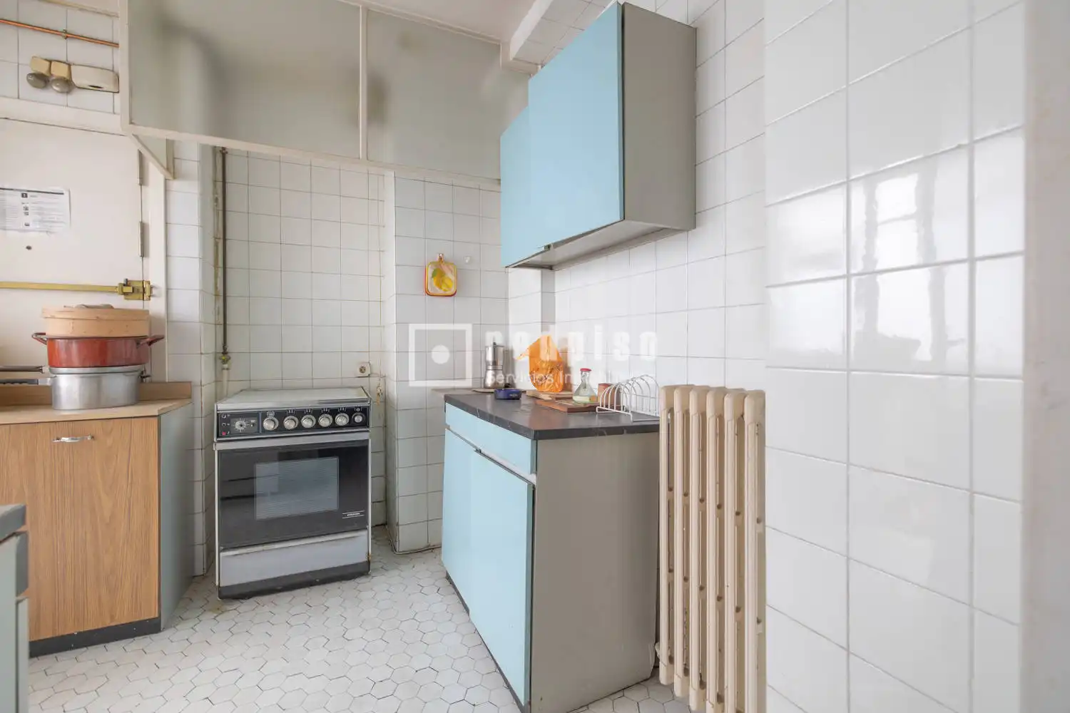 Küche von Wohnung zum Verkauf in Madrid mit Heizung, Terrasse und Abstellraum