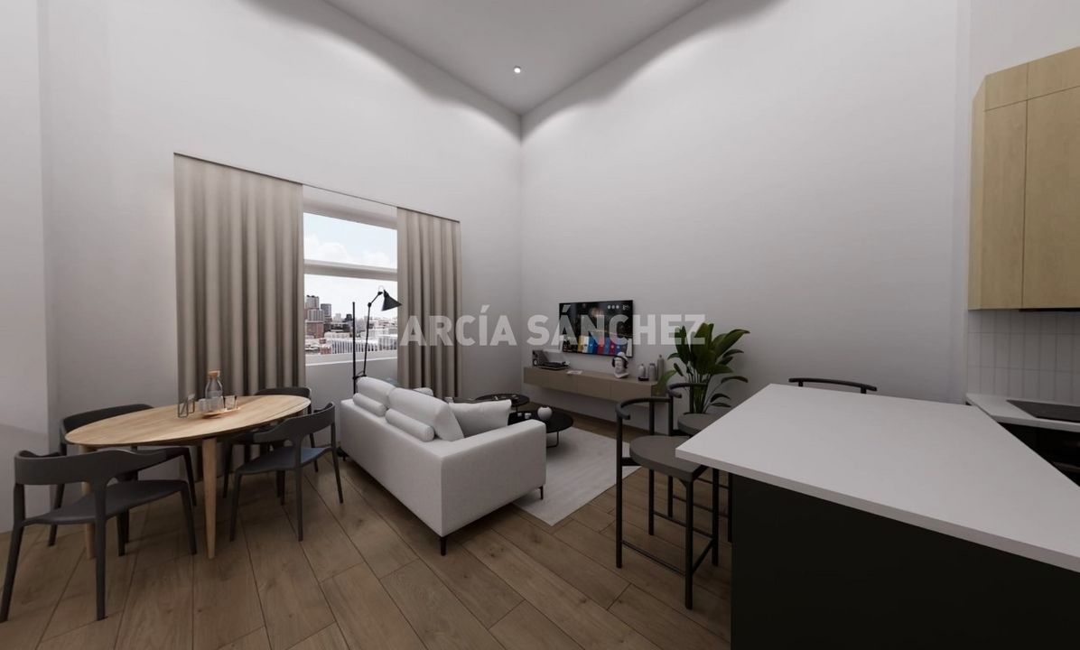 Sala d'estar de Dúplex en venda en Boiro