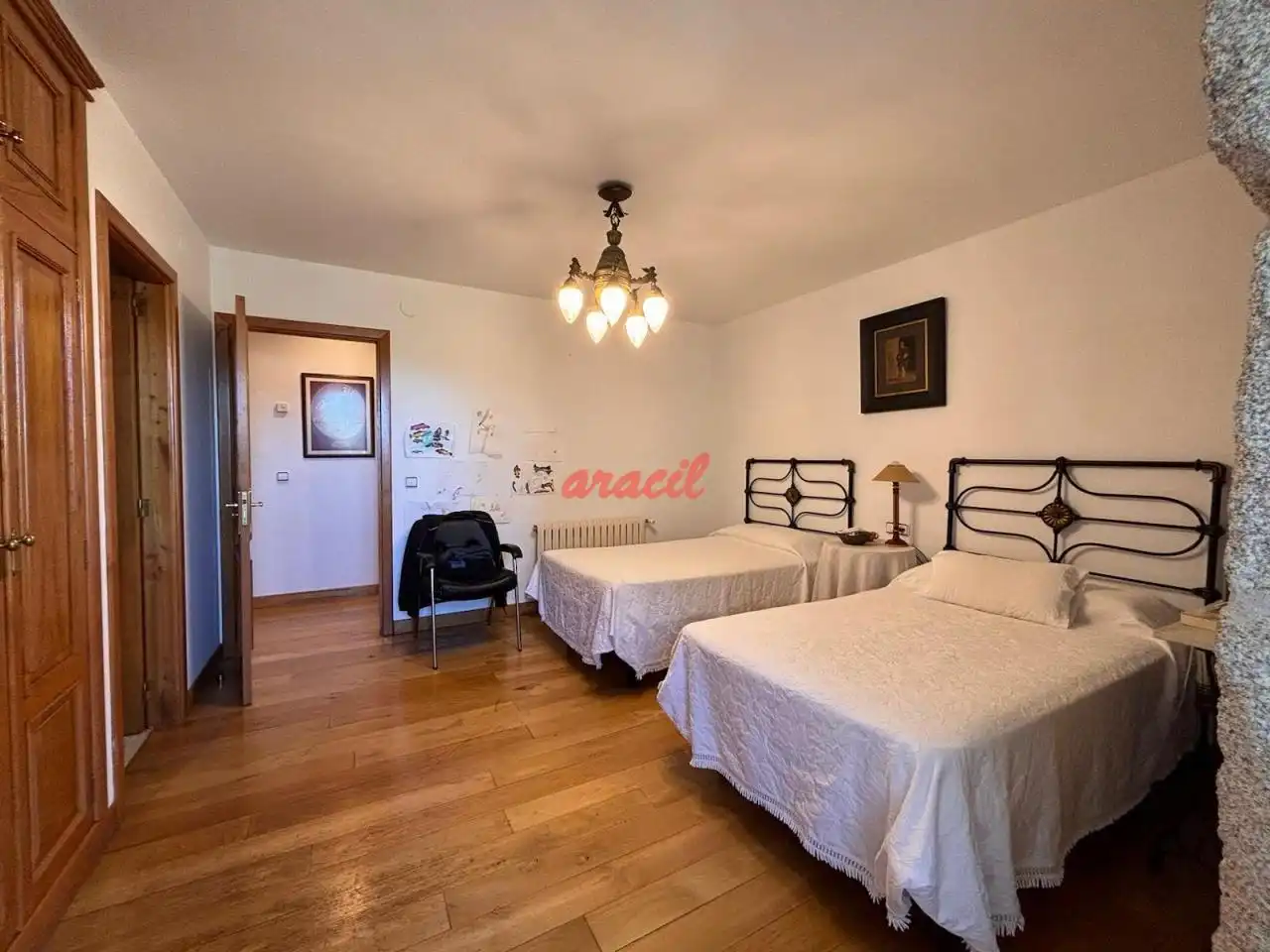 Dormitori de Finca rústica en venda en Vilamarín amb Calefacció, Jardí privat i Terrassa