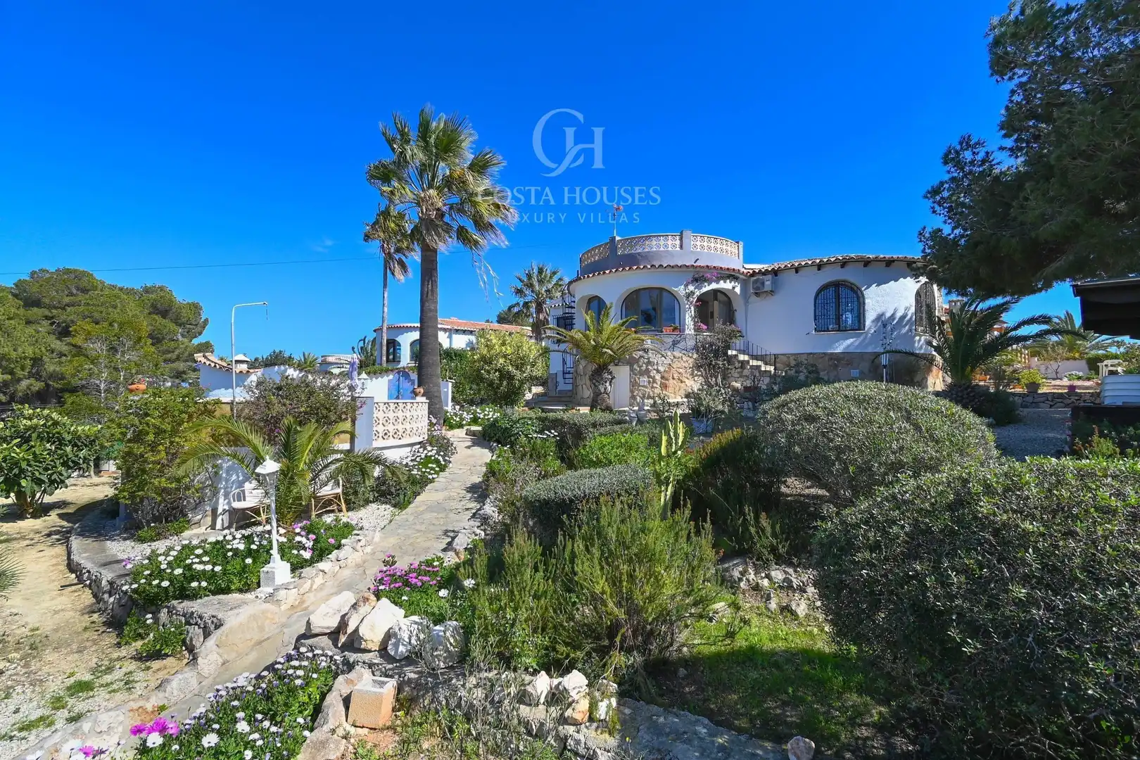 Vista exterior de Casa o xalet en venda en Jávea / Xàbia amb Aire condicionat, Calefacció i Jardí privat