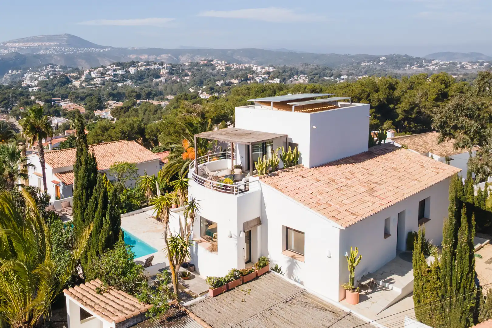 Exterior view of Houses for sale in Jávea / Xàbia  with Air Conditioner, Heating and Private garden