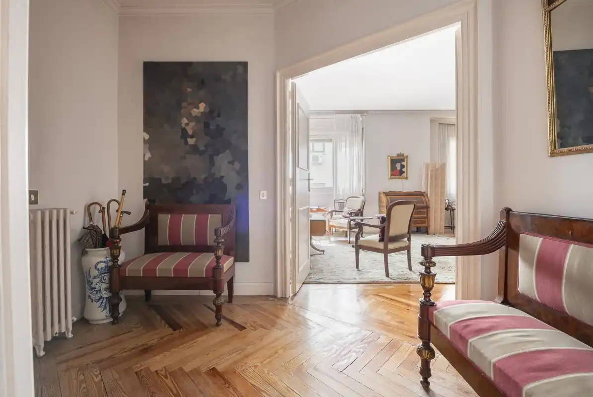 Living room of Flat for sale in Madrid  with Air Conditioner, Heating and Terrace