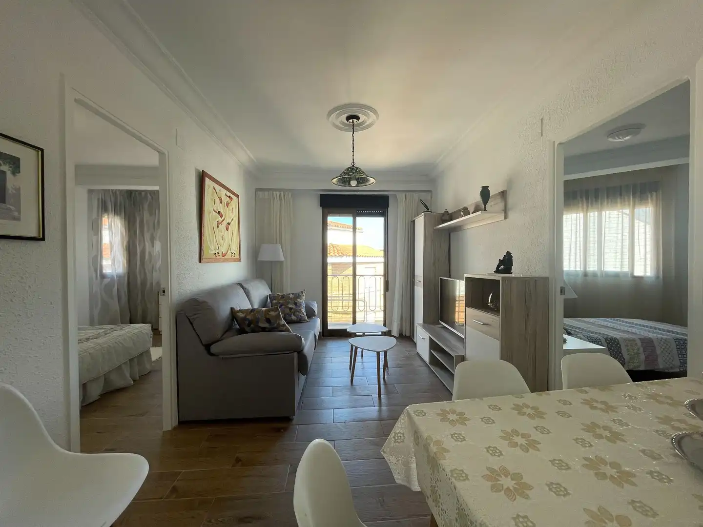 Living room of Flat for rent in Castellón de la Plana / Castelló de la Plana  with Terrace and Furnished