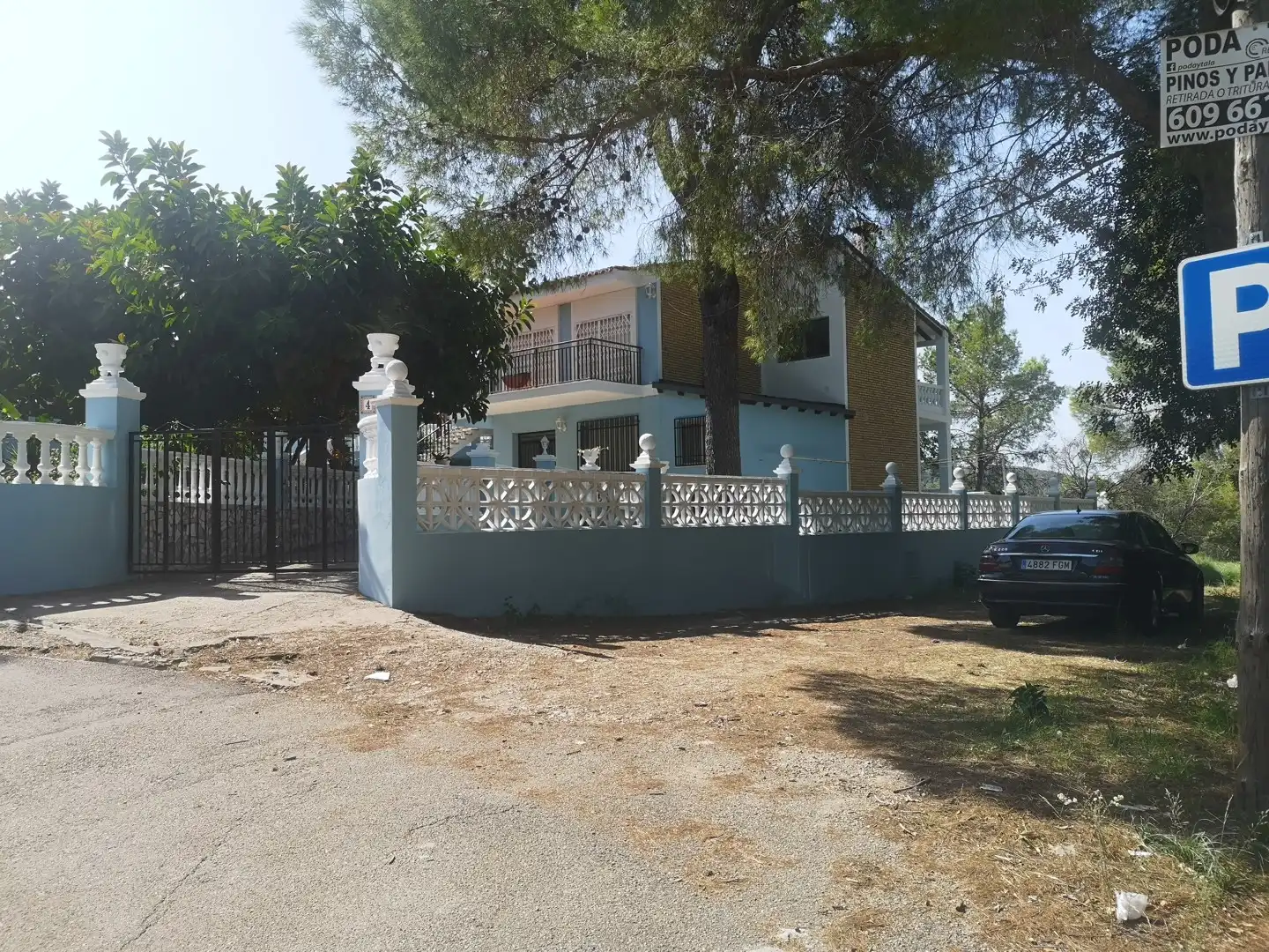 Vista exterior de Casa o chalet en venta en Alzira con Terraza, Trastero y Piscina