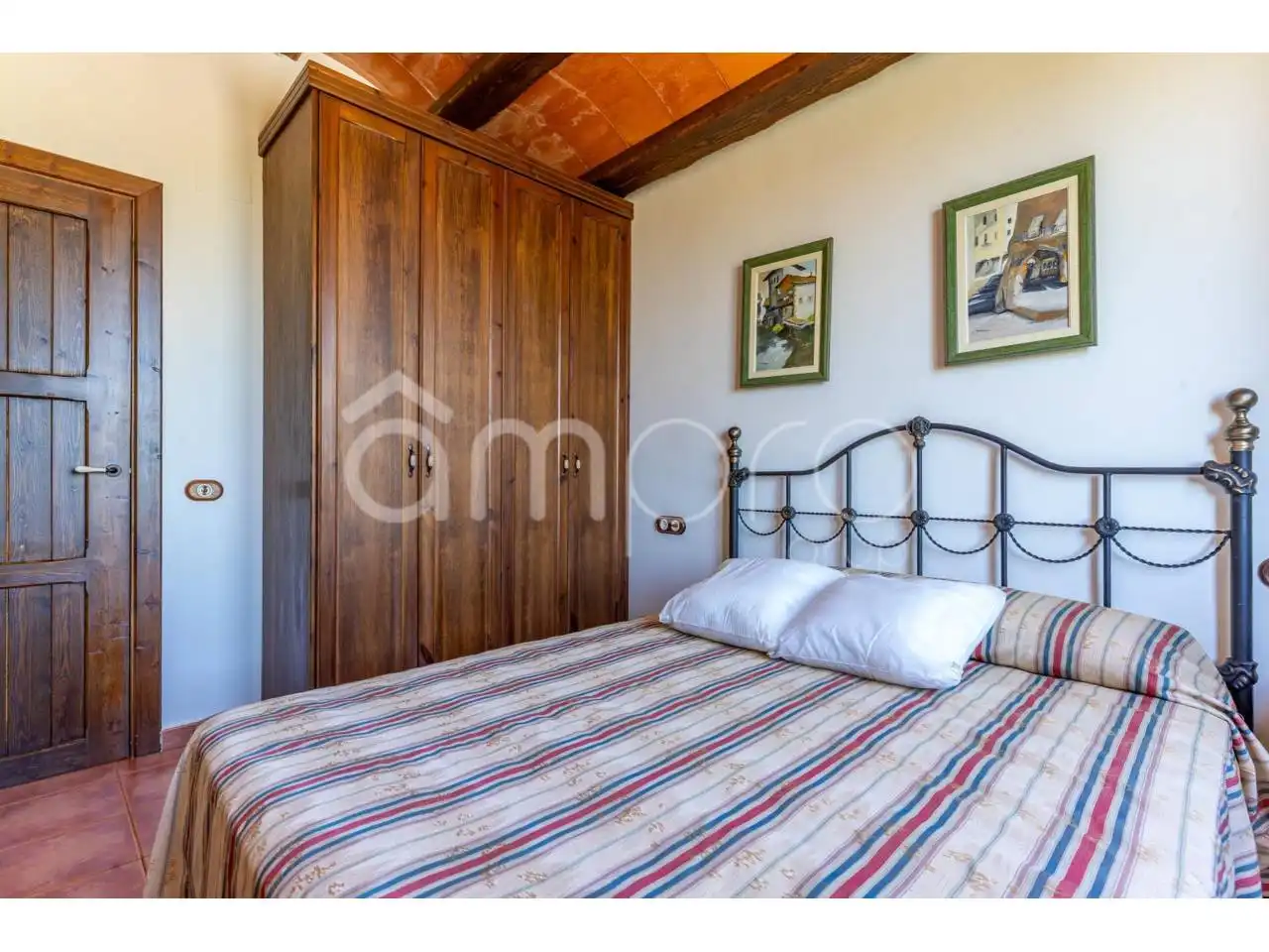 Habitación de Finca rústica en venta en Vilallonga del Camp con Calefacción, Jardín privado y Terraza