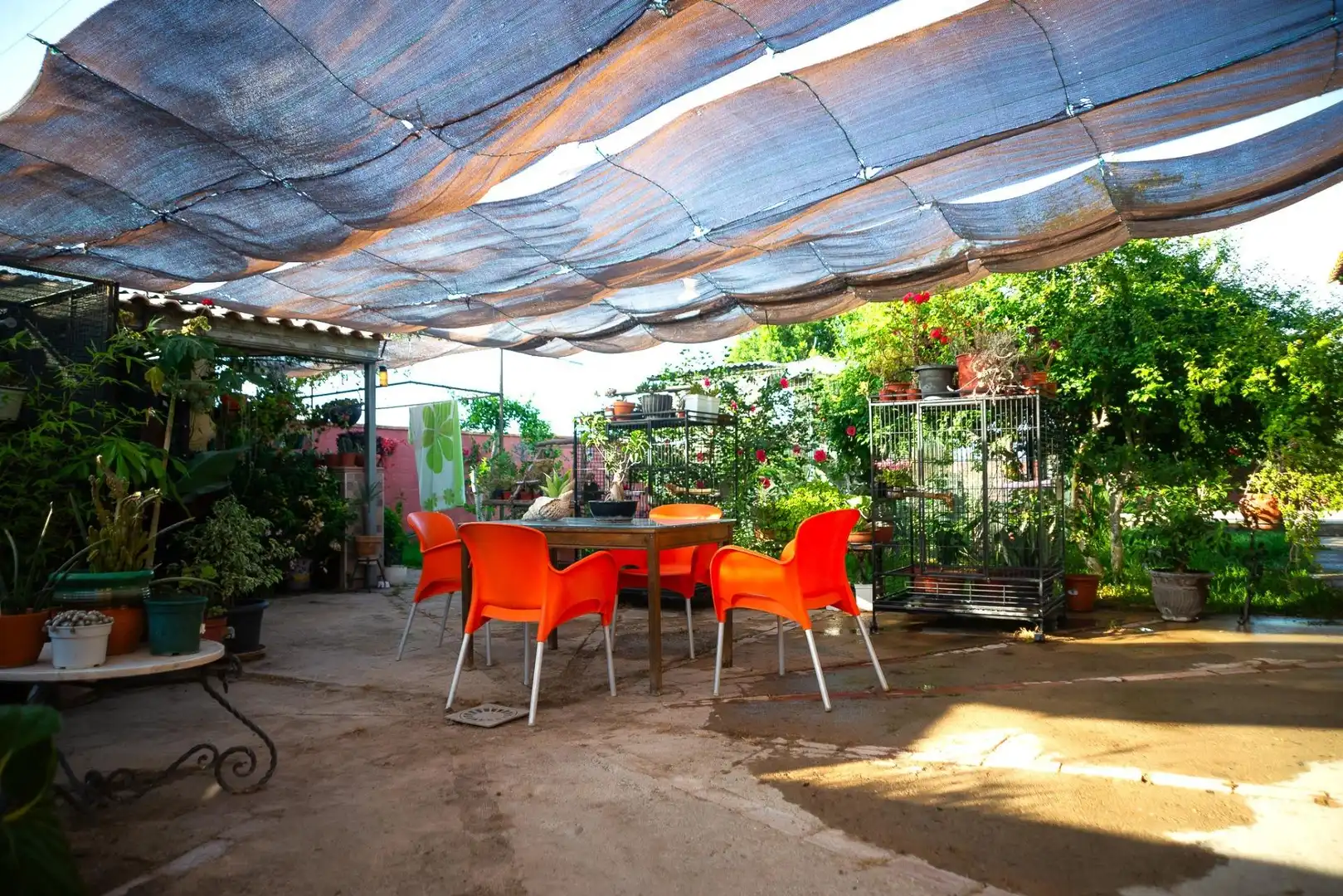 Terraza de Casa o chalet en venta en Pilas con Jardín privado y Piscina