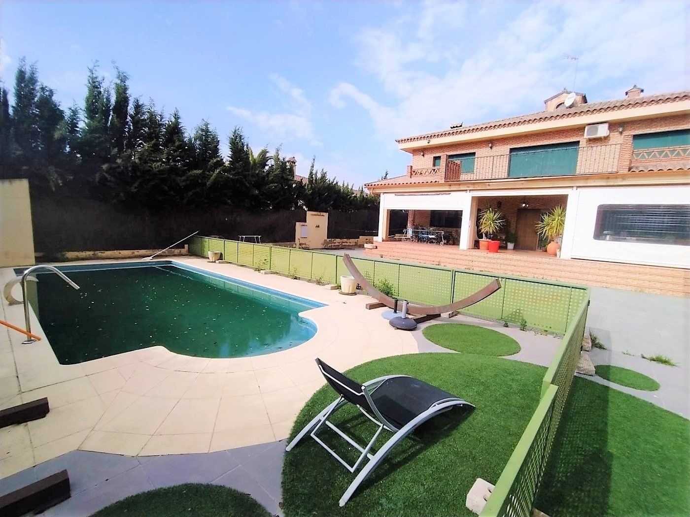 Swimming pool of House or chalet for sale in Cáceres Capital  with Air Conditioner, Heating and Private garden