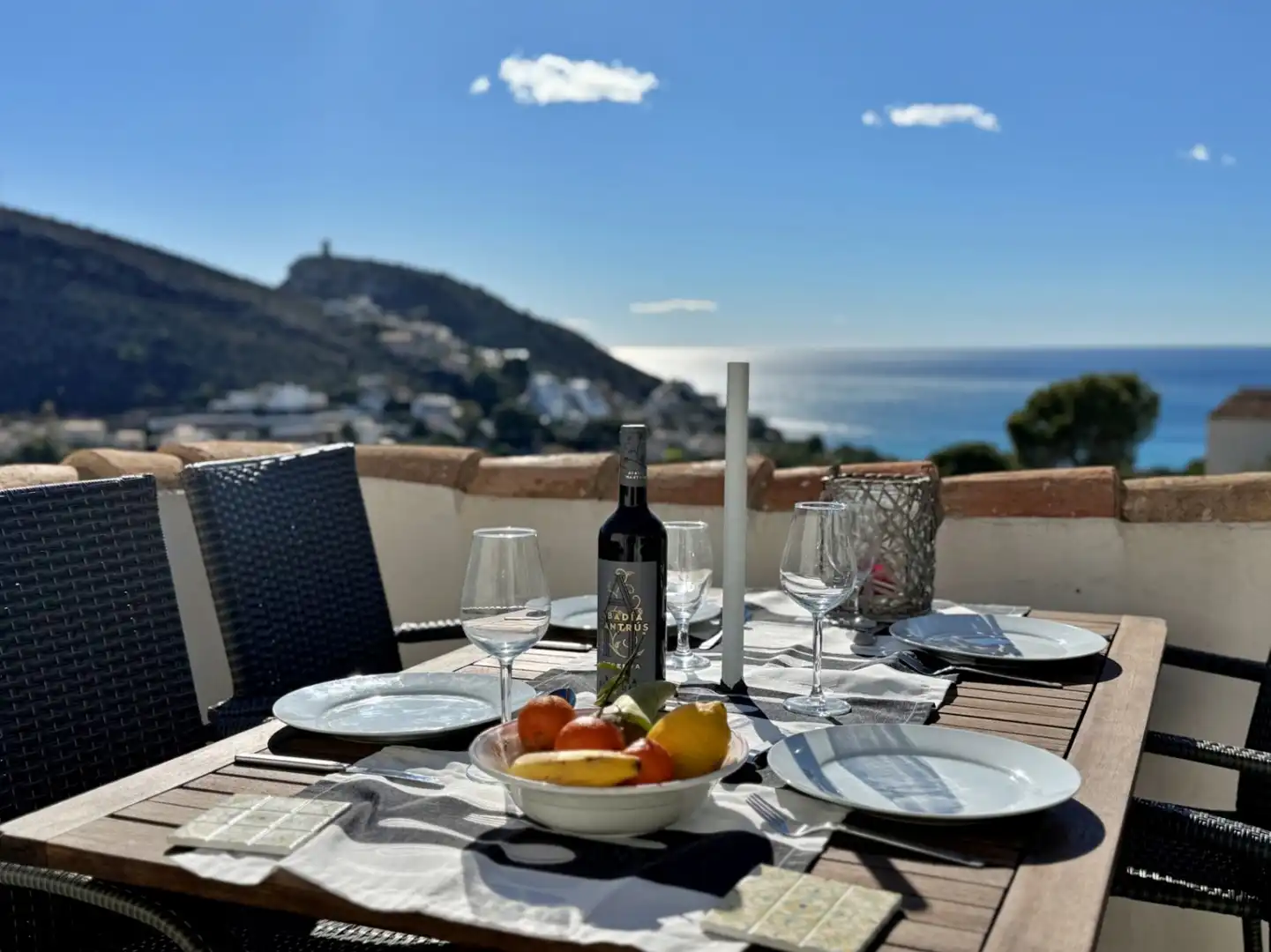 Terrasse von Wohnungen zum Verkauf in Moraira mit Klimaanlage, Heizung und Terrasse