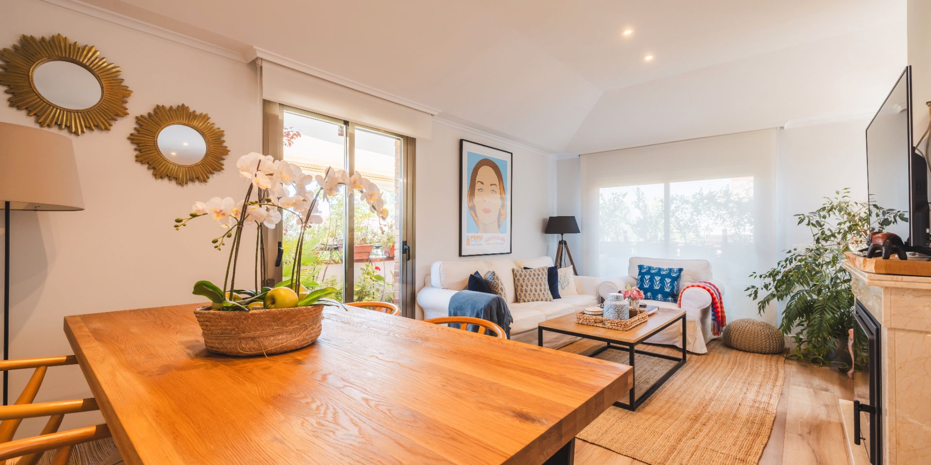Sala d'estar de Àtic en venda en Las Rozas de Madrid amb Aire condicionat, Calefacció i Terrassa