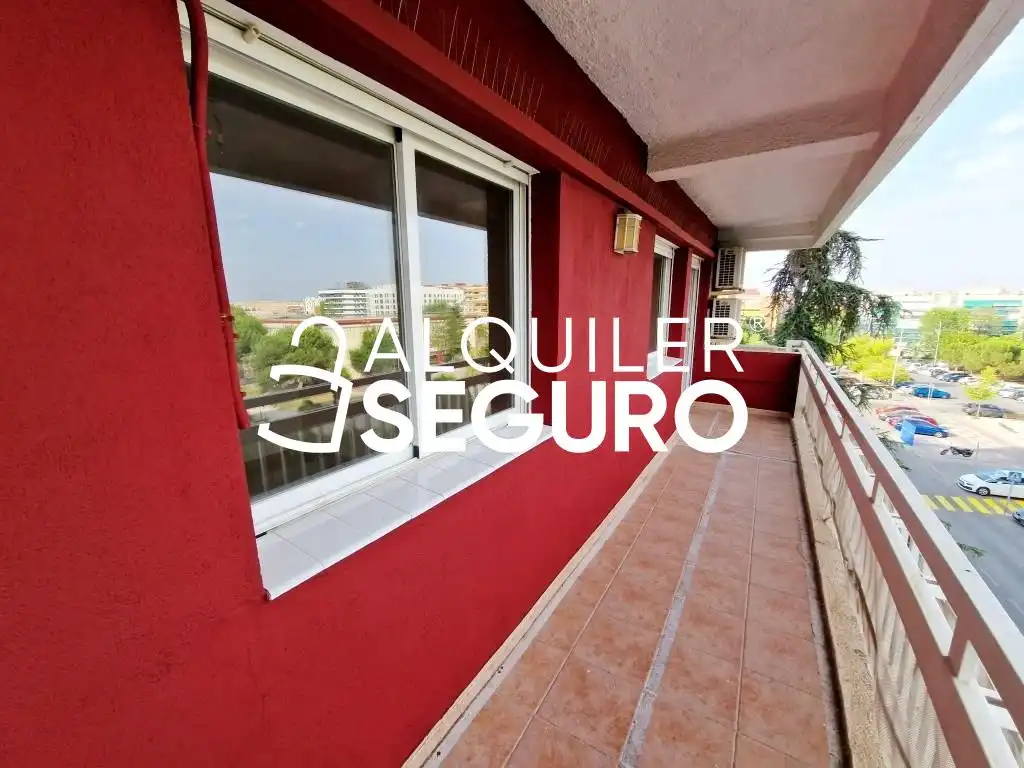Terrasse von Wohnung zur Miete in Móstoles mit Klimaanlage und Heizung