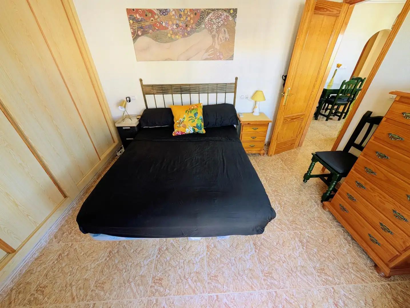 Dormitori de Apartament de lloguer en Cartagena amb Aire condicionat i Terrassa