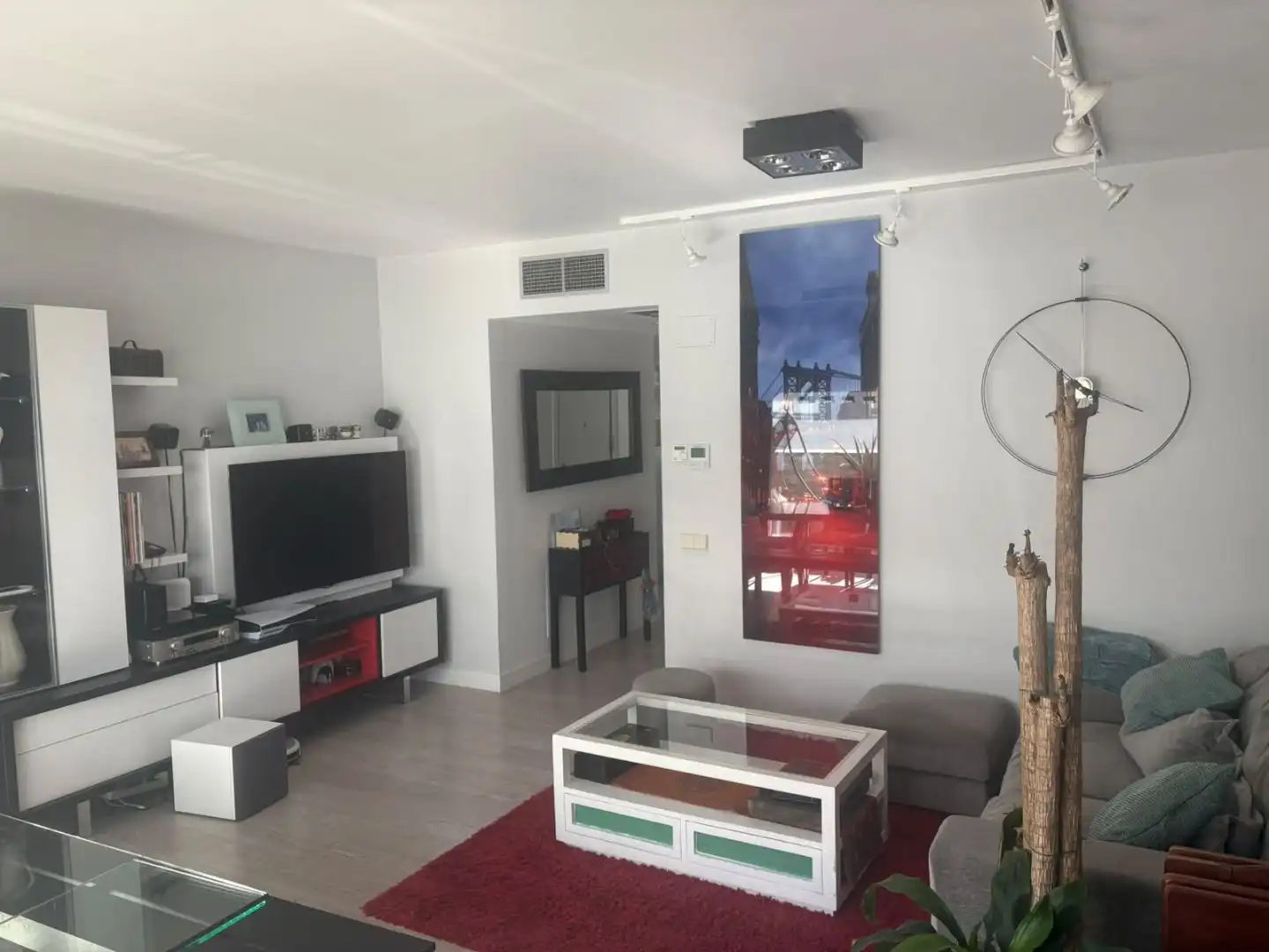 Sala d'estar de Pis de lloguer en Hortaleza