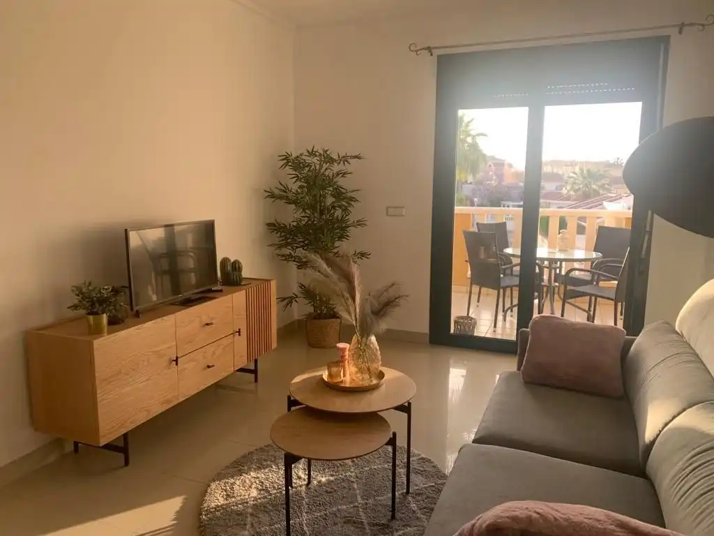 Sala de estar de Piso de alquiler en Rojales con Aire acondicionado, Calefacción y Terraza