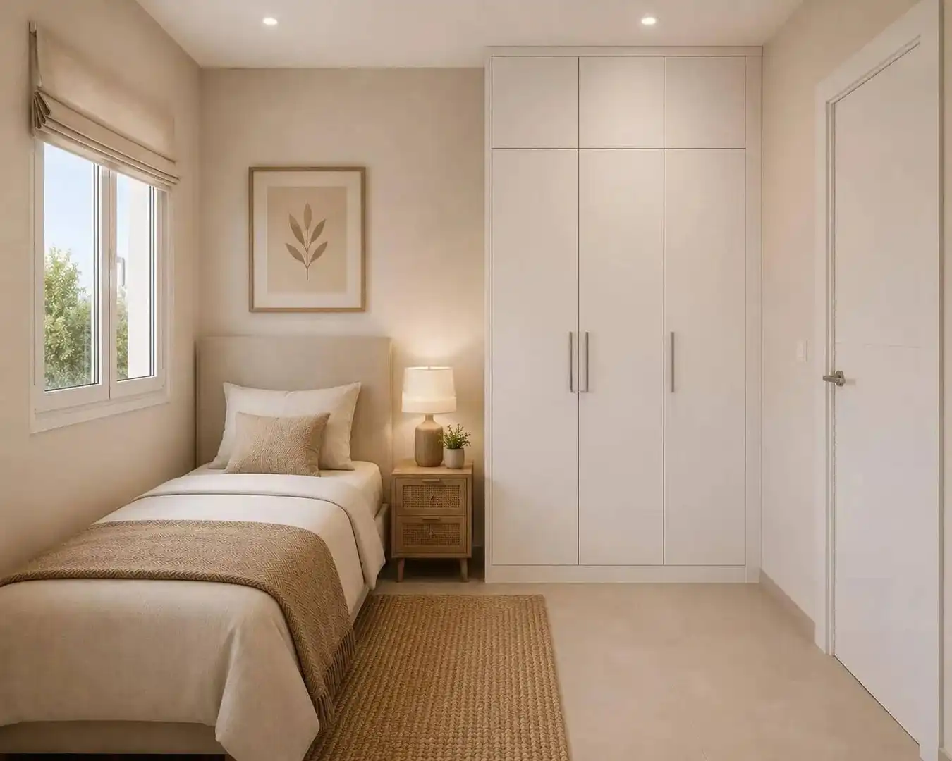 Dormitori de Apartament en venda en Cartagena amb Aire condicionat, Jardí privat i Terrassa