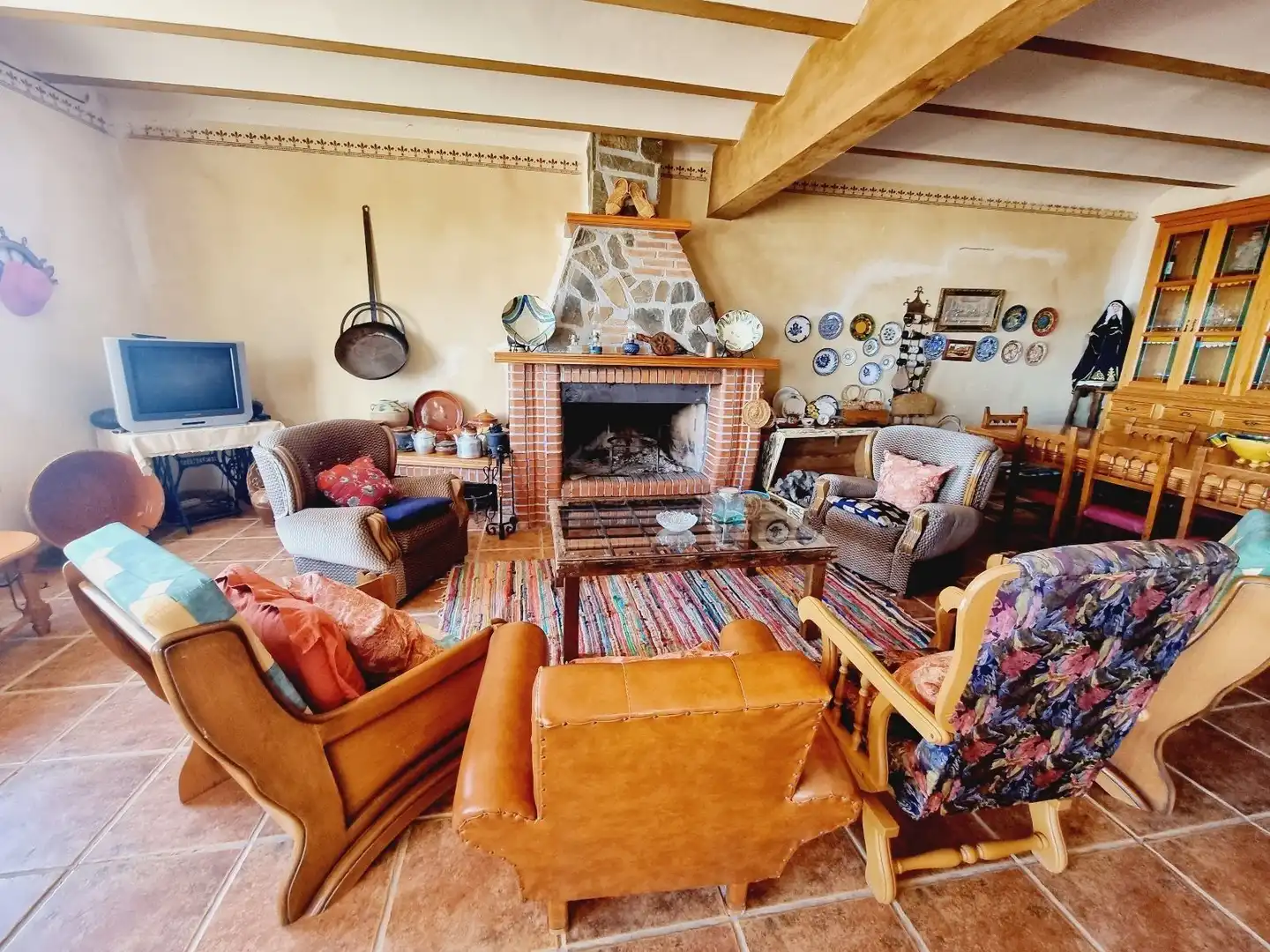 Sala de estar de Casa o chalet en venta en Cuevas del Almanzora con Aire acondicionado, Terraza y Amueblado