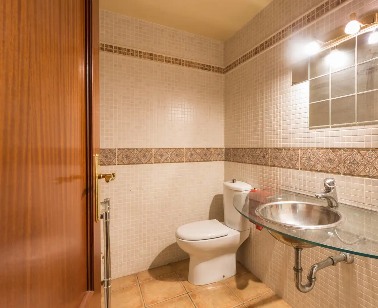 Badezimmer von Wohnung zur Miete in Girona mit Heizung, Privatgarten und Möbliert