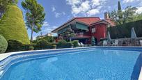 Swimming pool of House or chalet for sale in Genovés  with Air Conditioner, Heating and Private garden