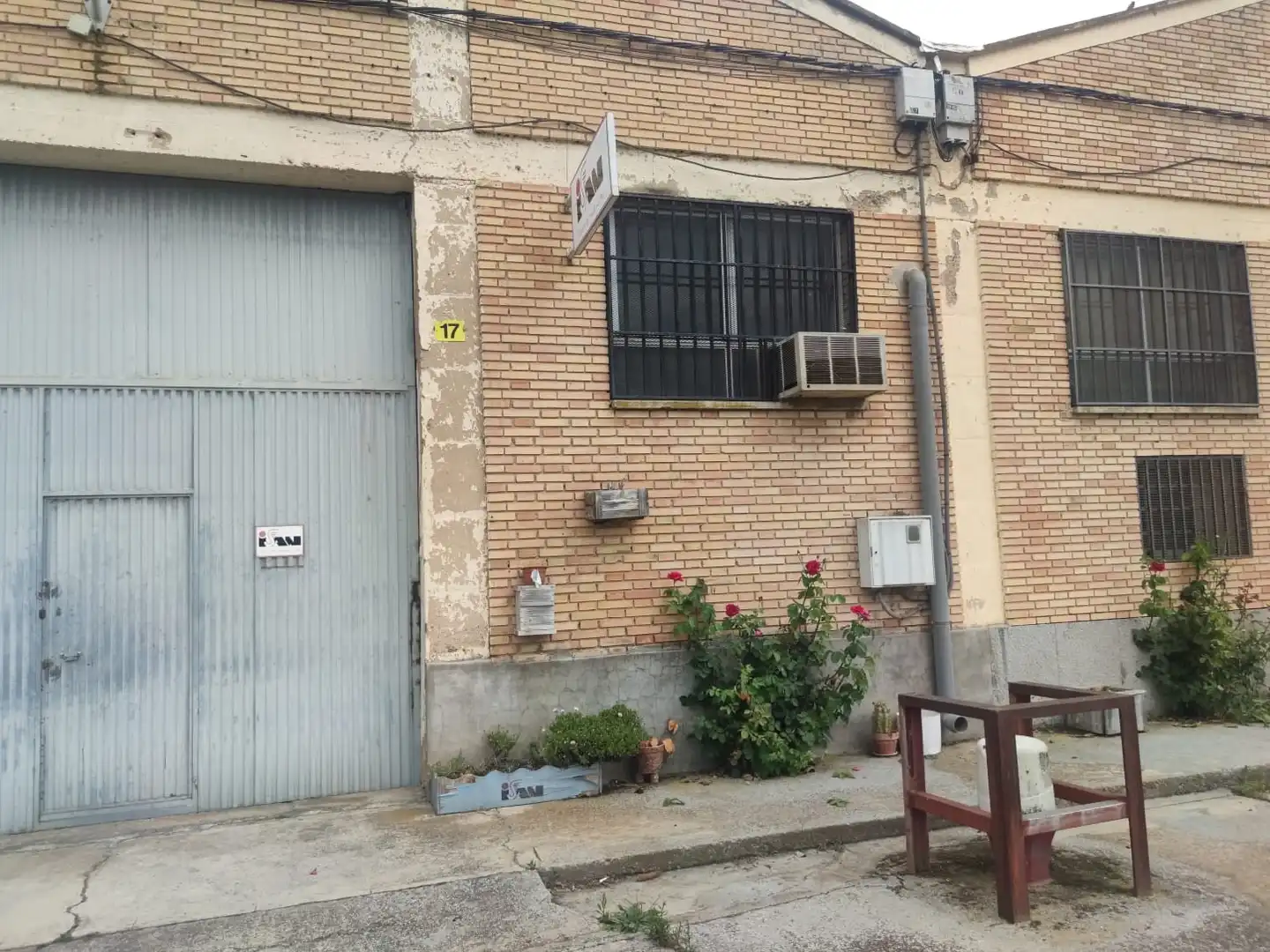 Exterior view of Industrial buildings for sale in  Logroño